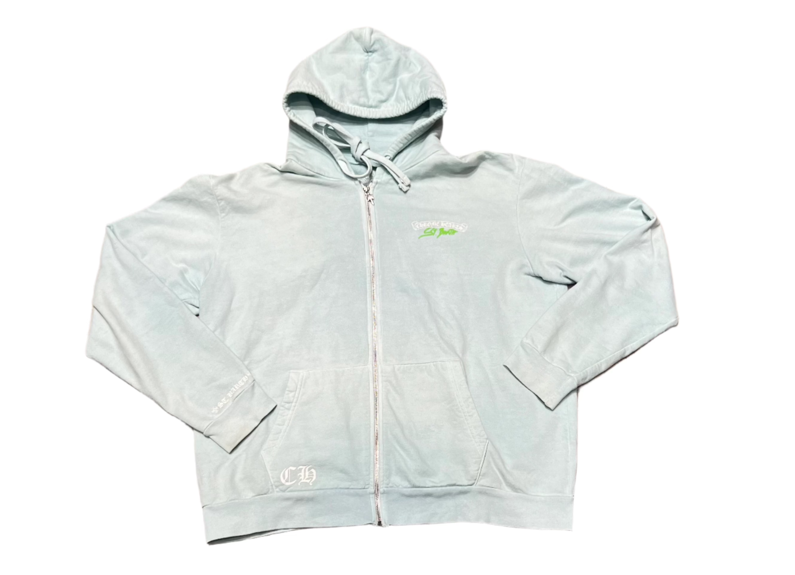 Blue St Barth Exclusive Horseshoe Zip Up Hoodie
