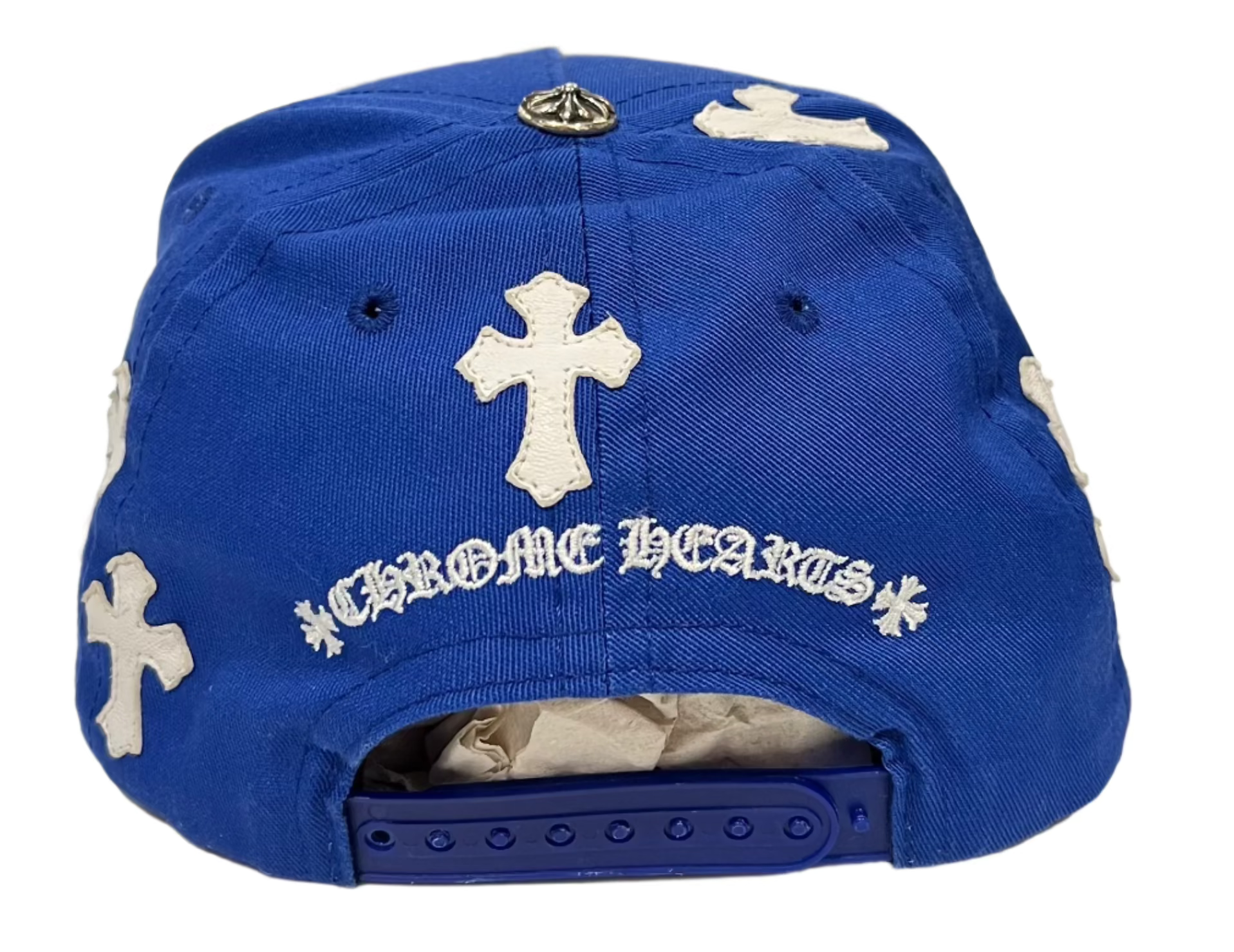 Cross Patch Baseball Hat Blue