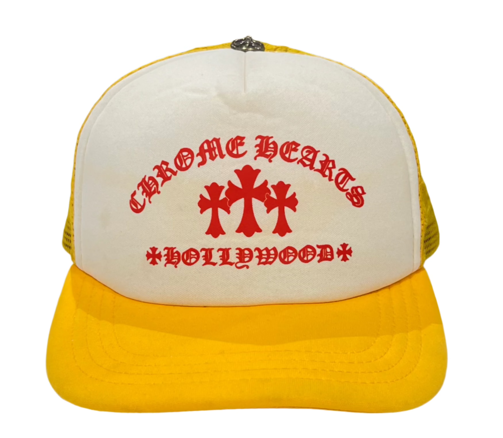 Chrome Hearts Yellow Taco Trucker Hat