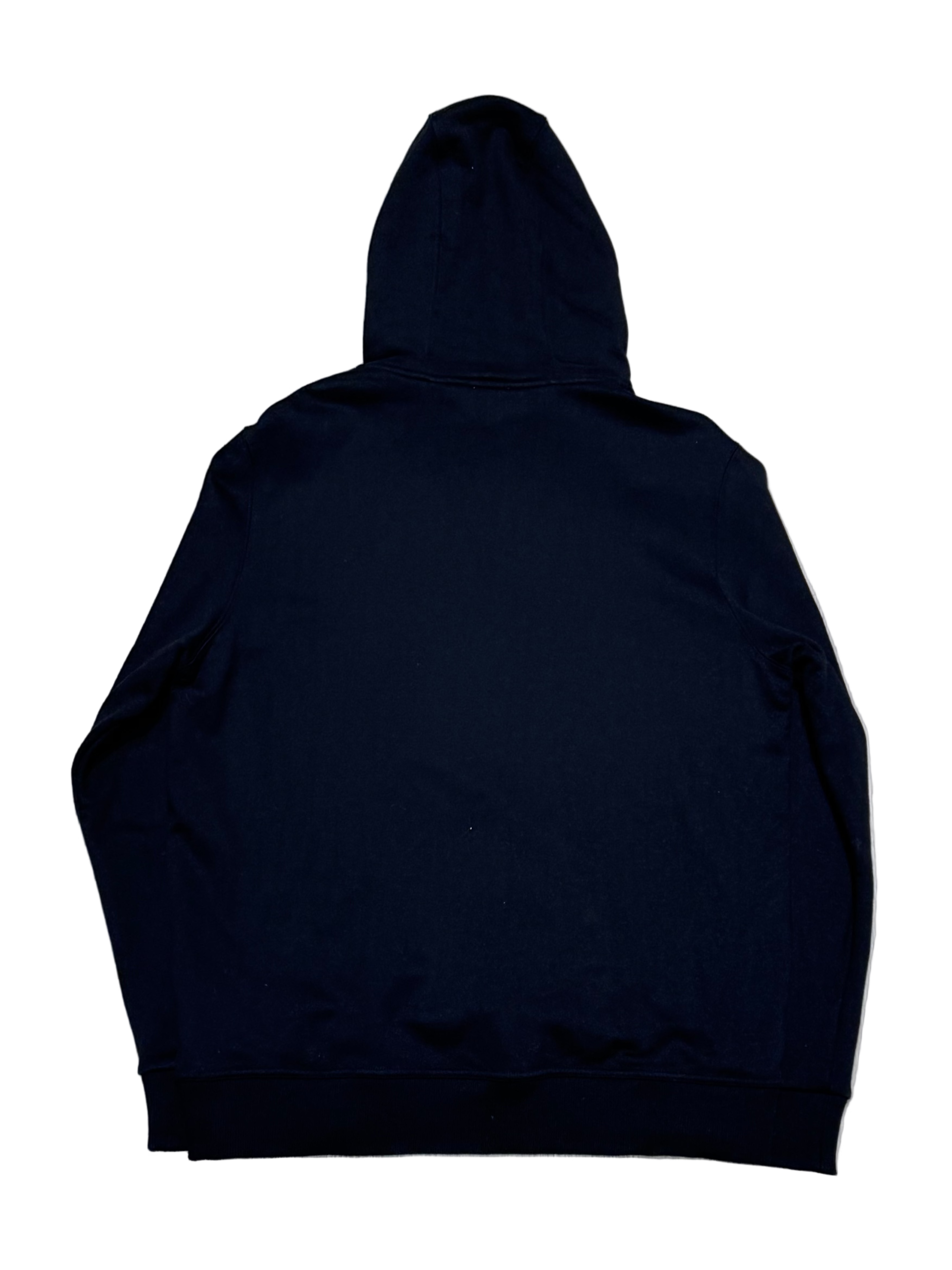Logo Cotton Hoodie Black