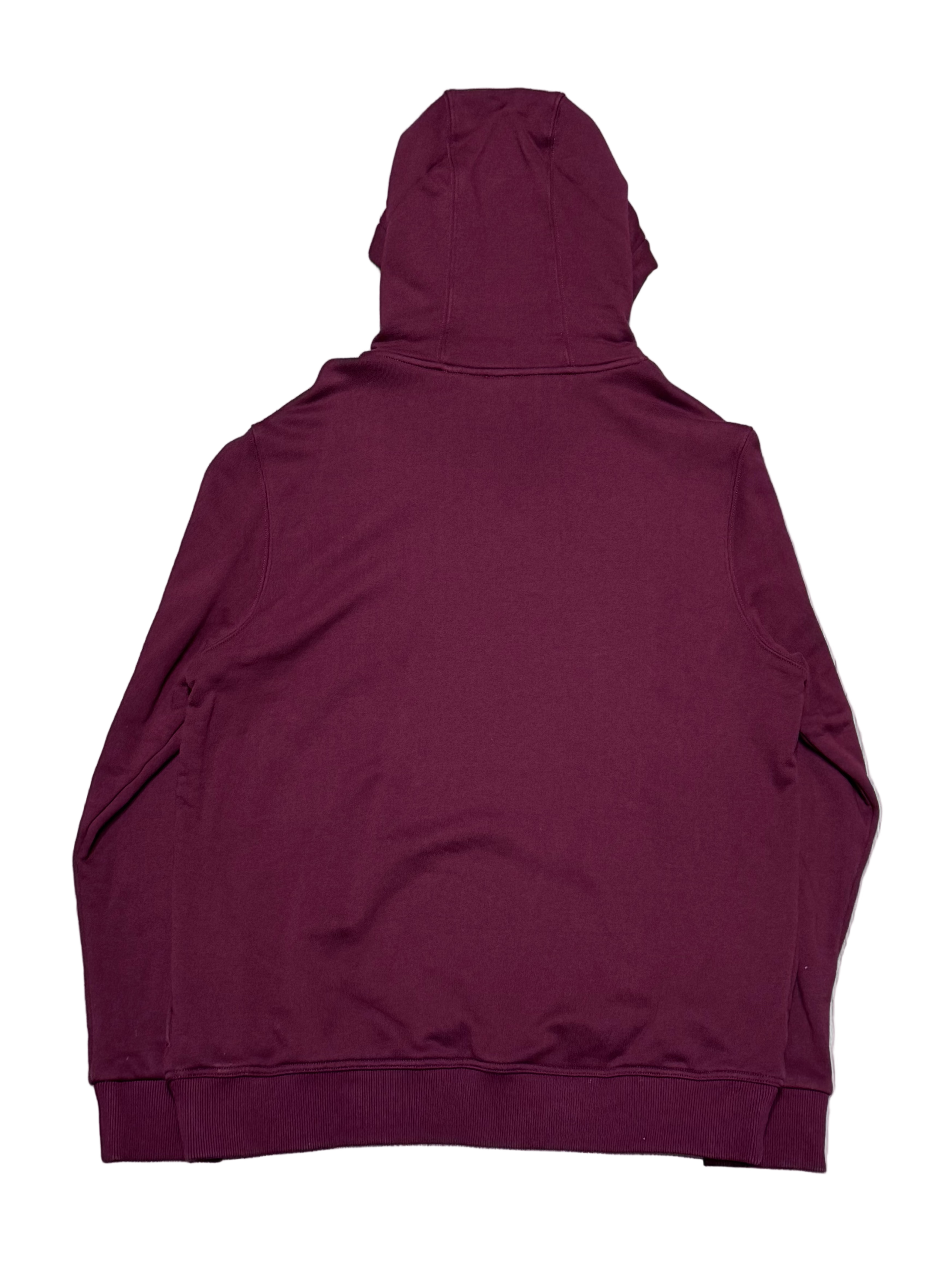 Knight Stamp Cotton Hoodie Burgandy