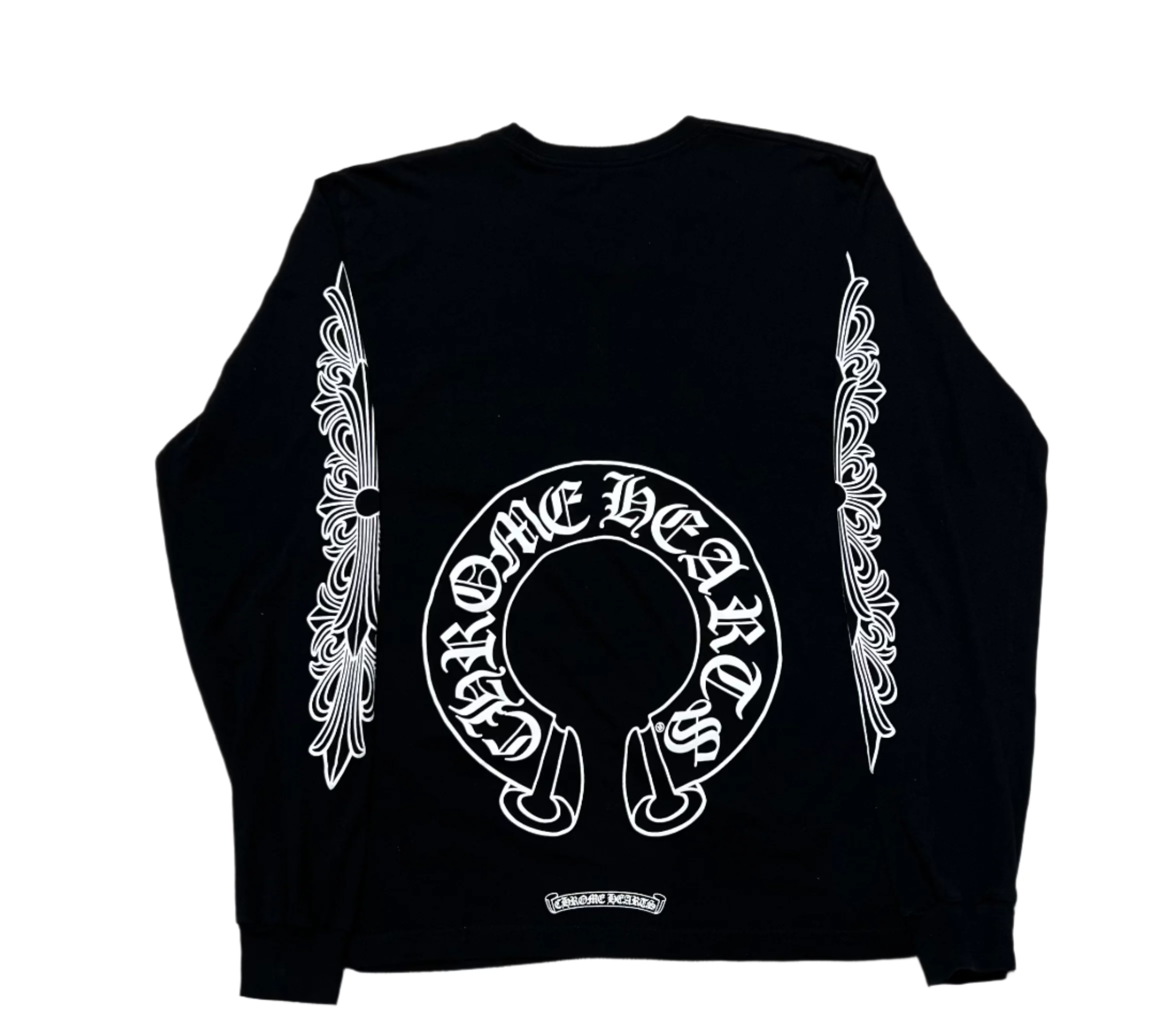 Chrome Hearts Black Floral Horseshoe L/S