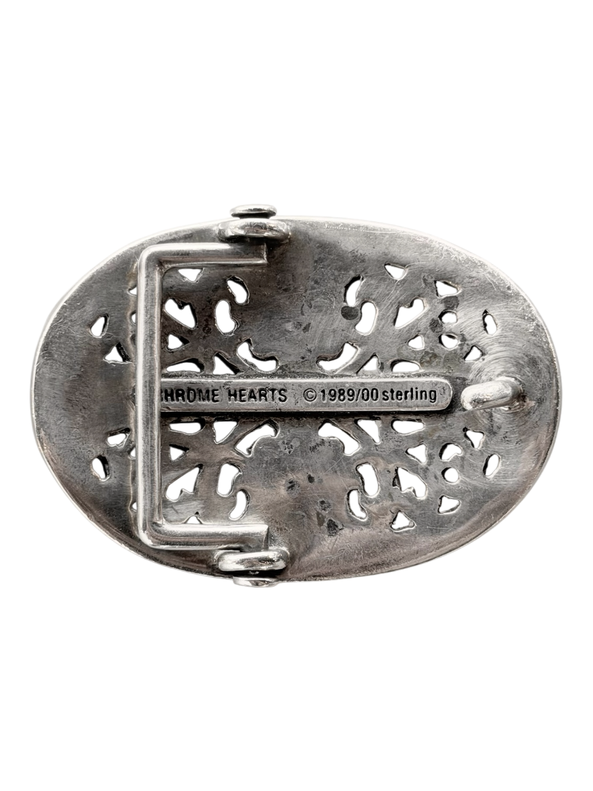 Oval Cross Belt Buckle
