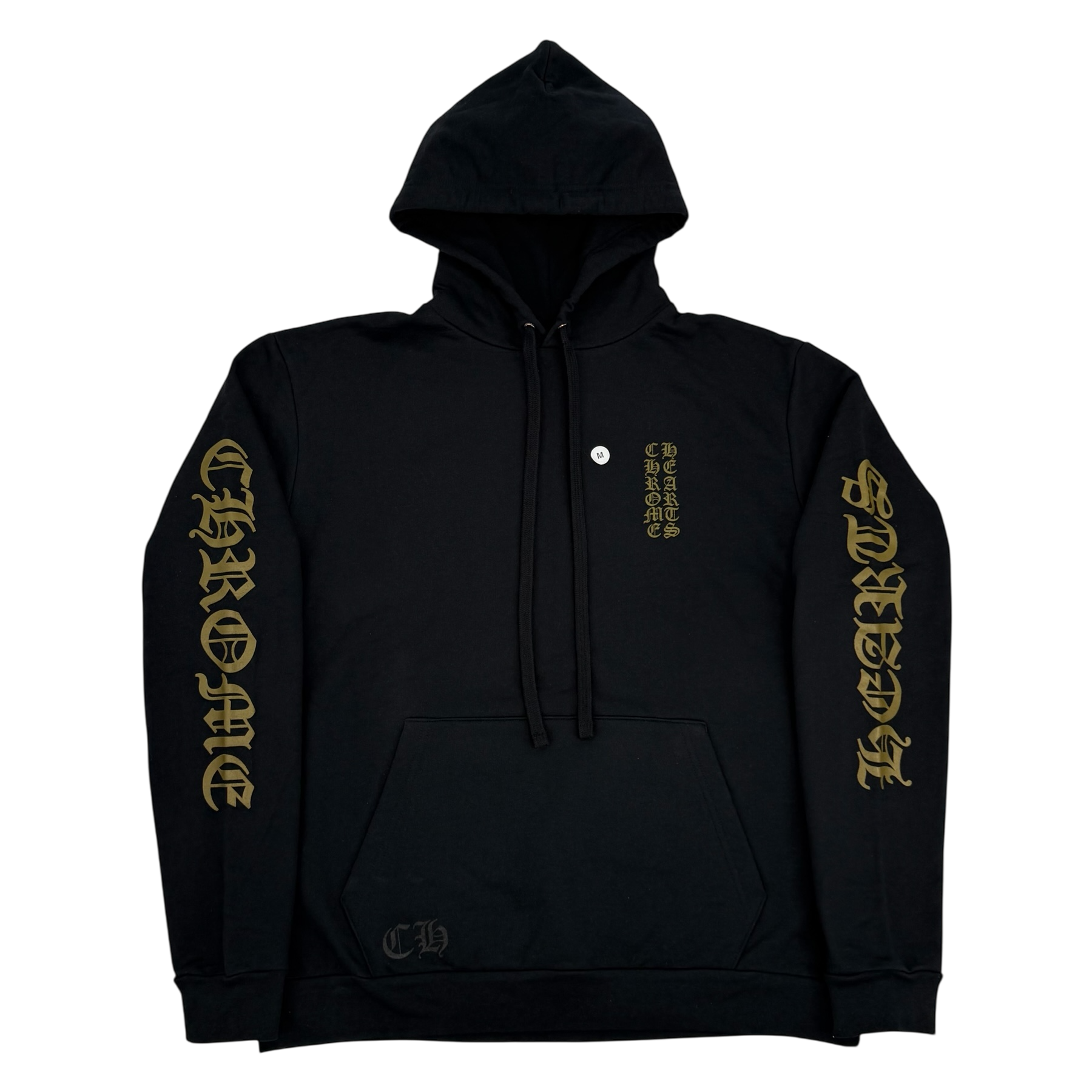 Vertical Logo Hoodie Black Army Green