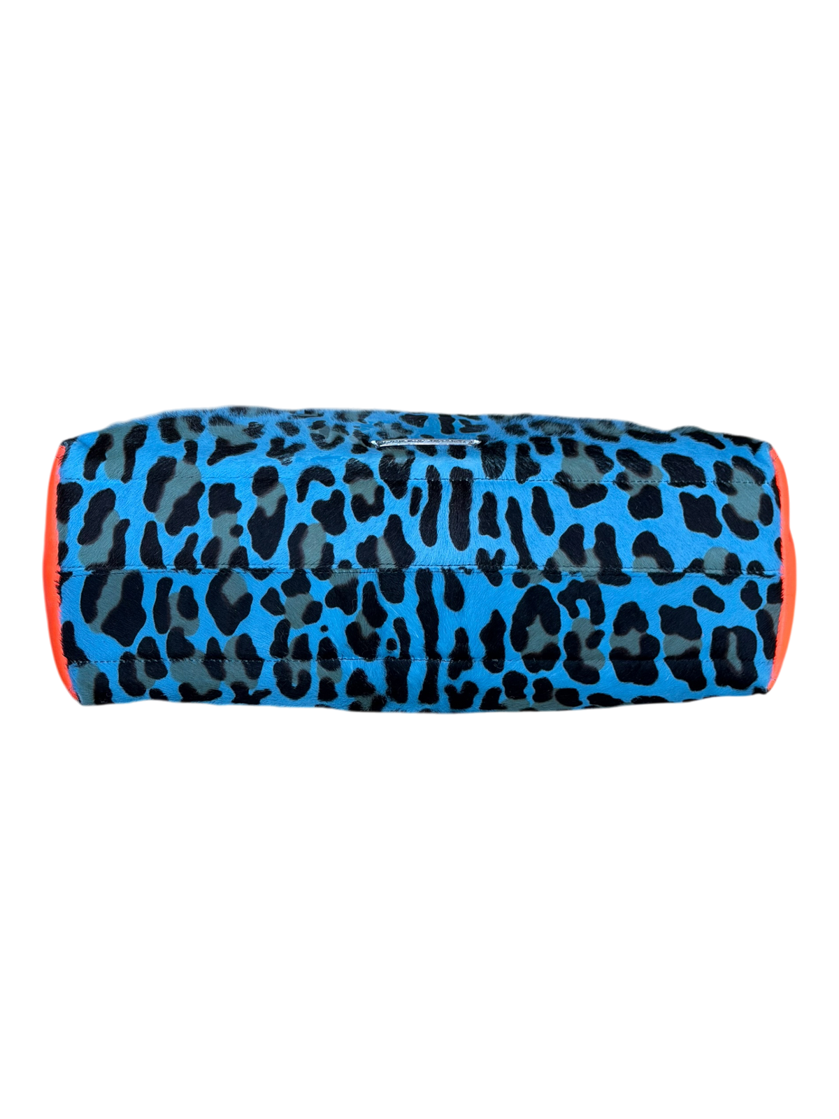 Leopard Pony Hair Silver Cross Lyon Bag