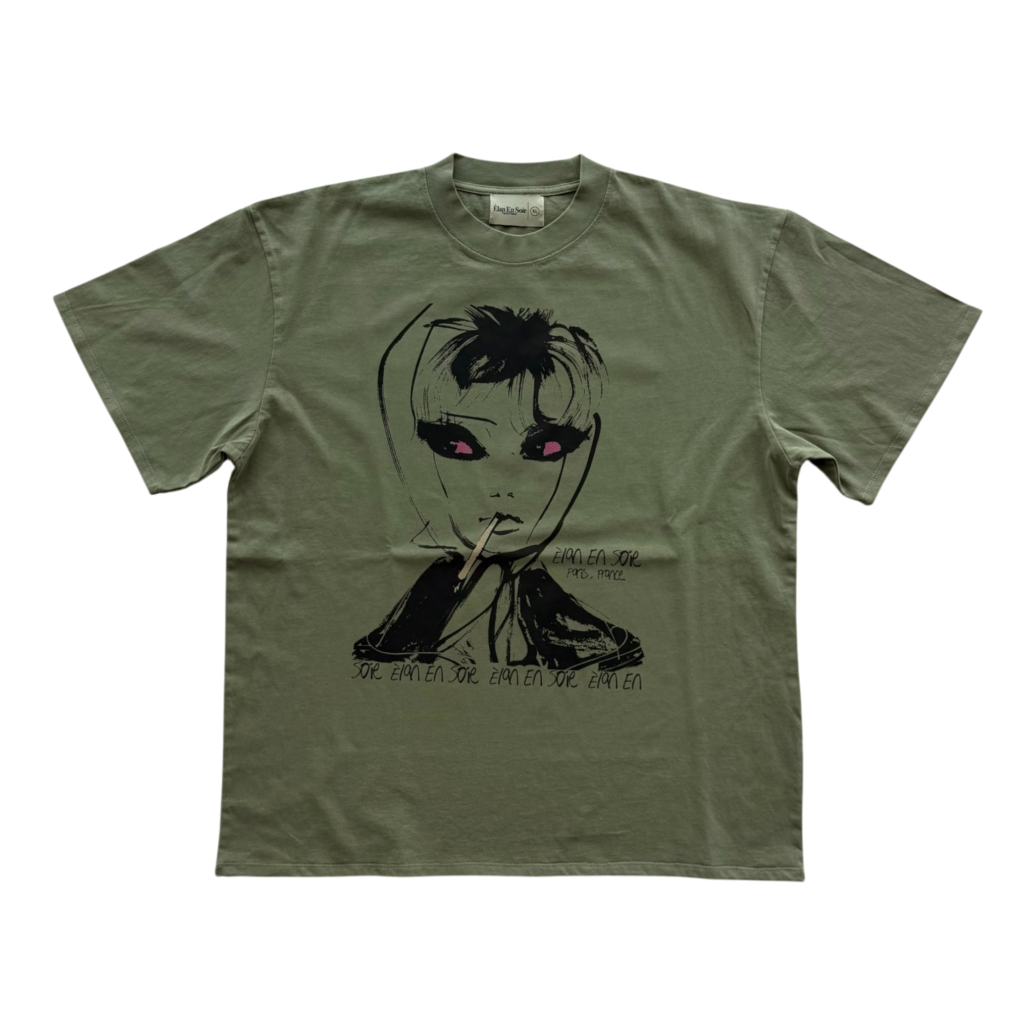 Bad Habits Green Tee