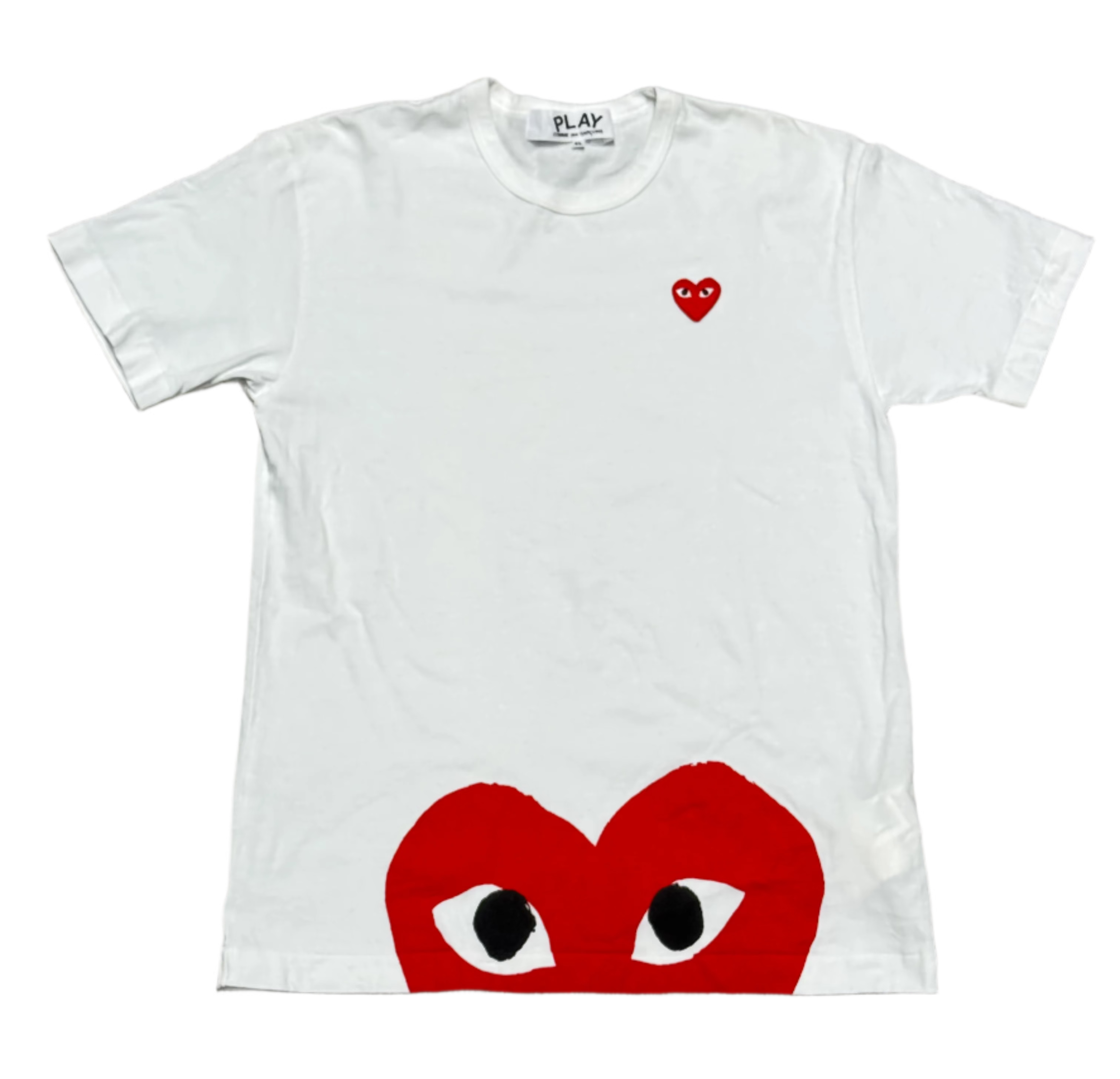 CDG White Red Tee
