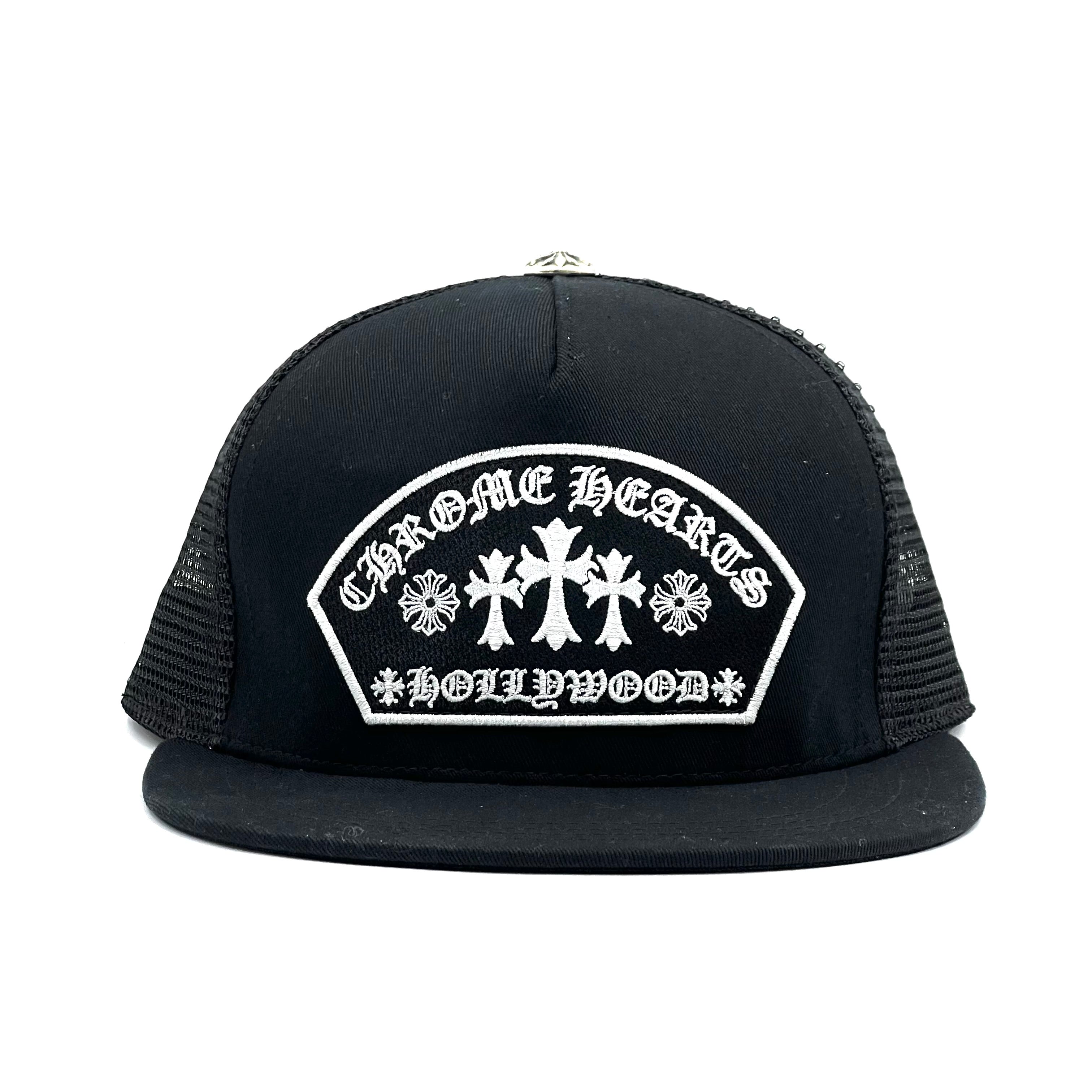 3 Cross Hollywood Trucker Hat Black