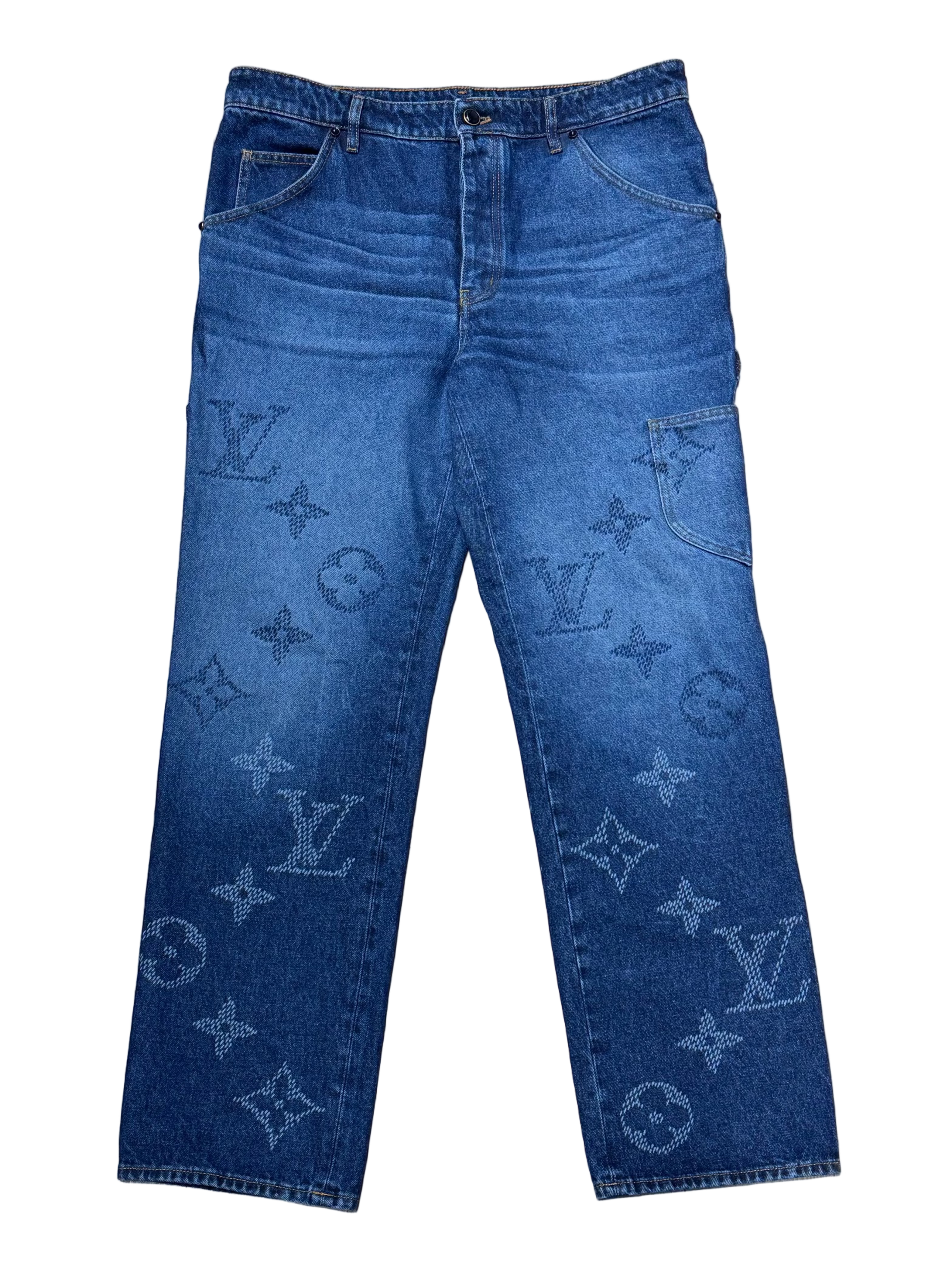 Monogram Denim Workwear Jeans