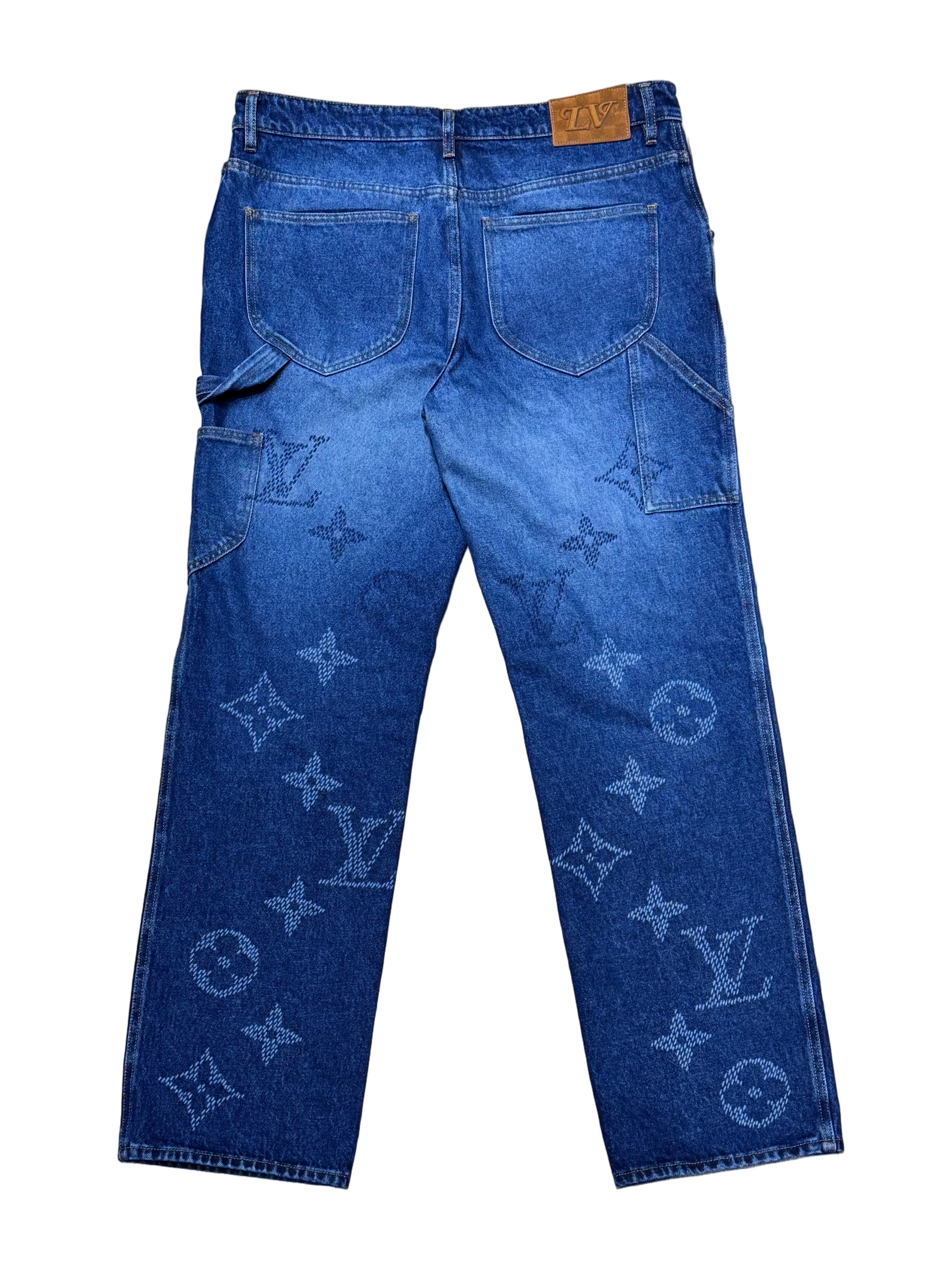 Monogram Denim Workwear Jeans