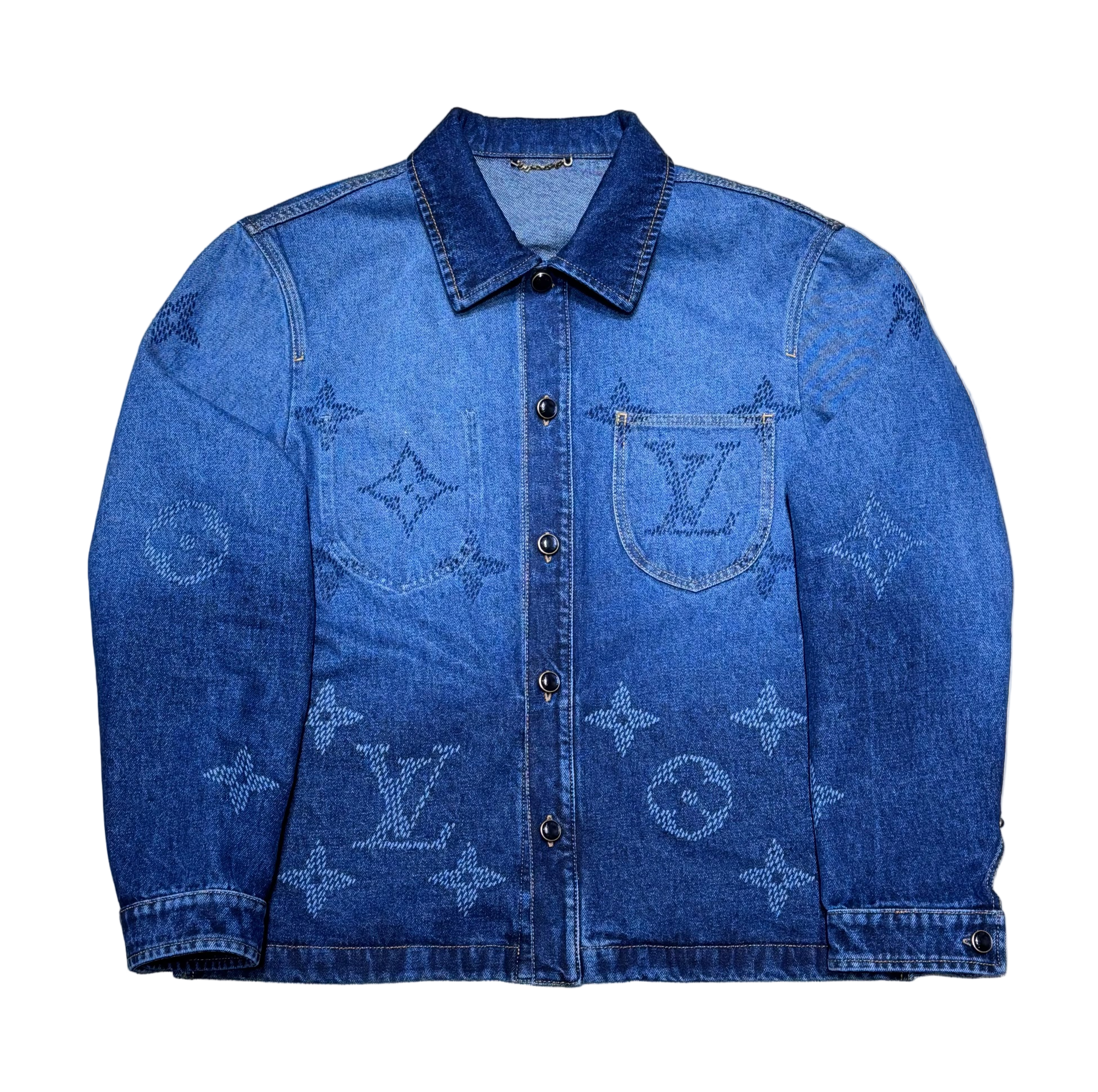 Monogram Denim Workwear Overshirt