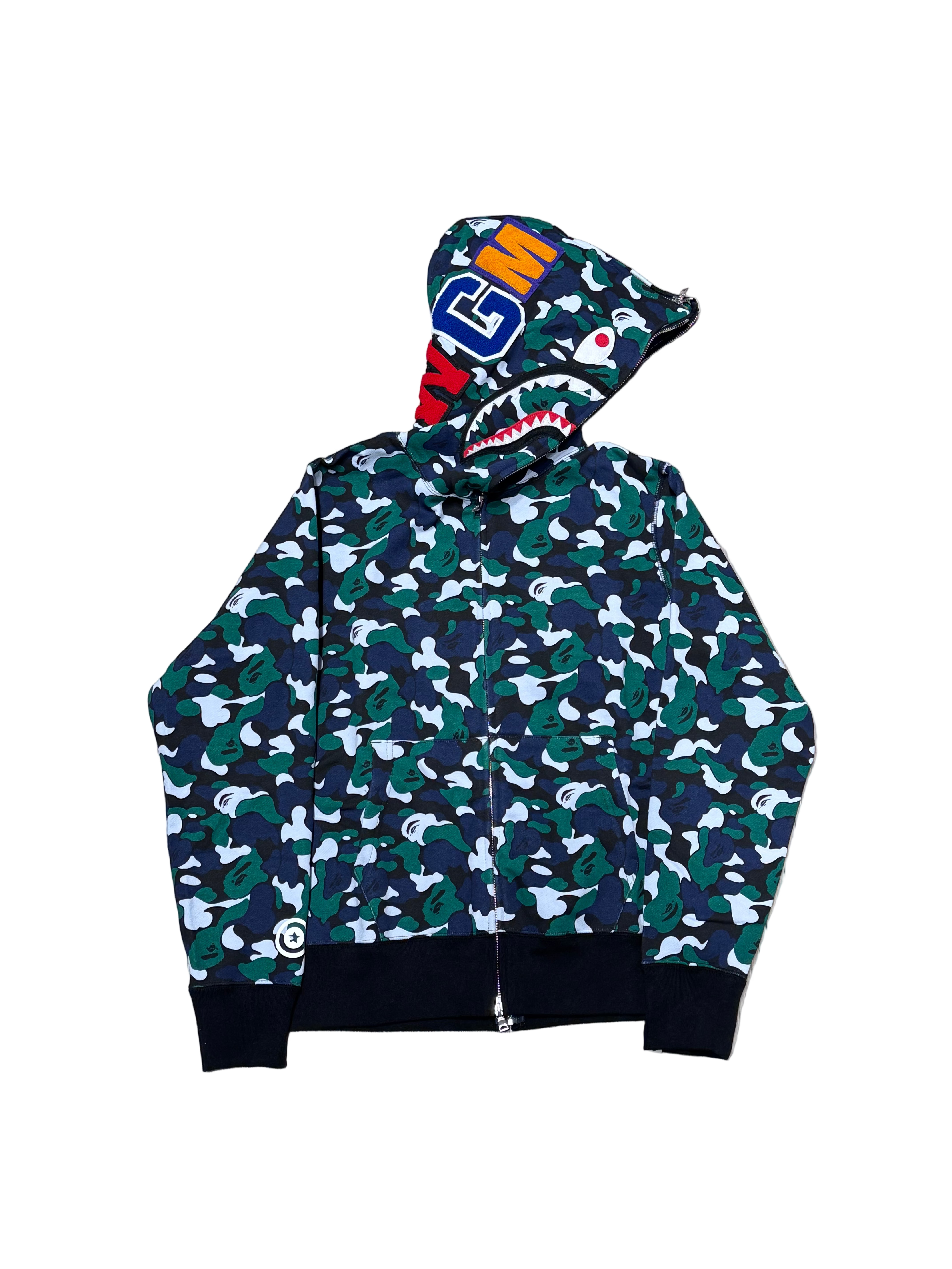 Isetan Shinjuku BAPE Store Separate Shark Full Zip Hoodie