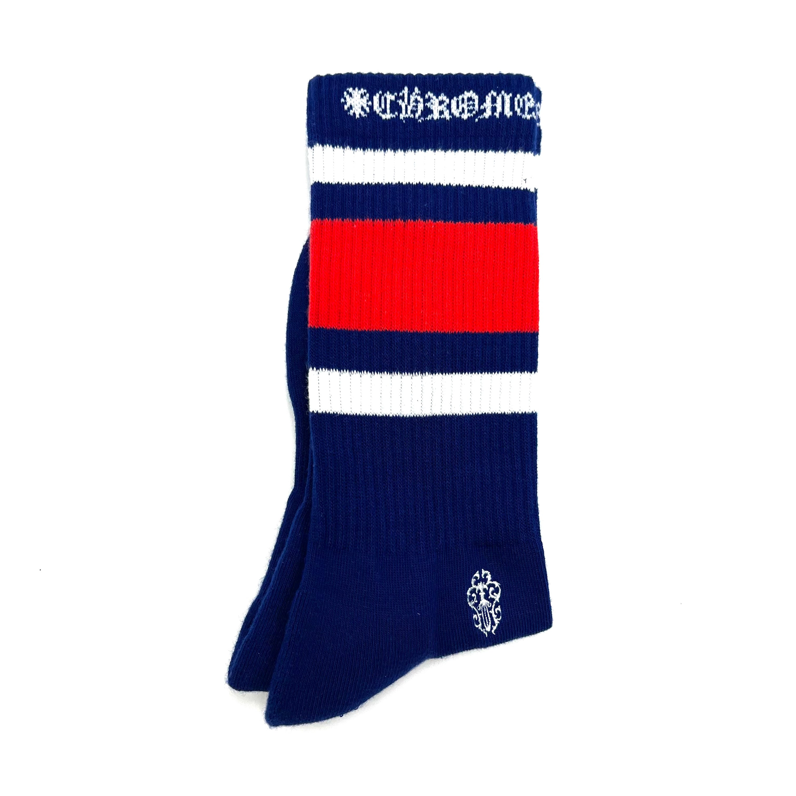 Stripe Socks Red/White/Navy