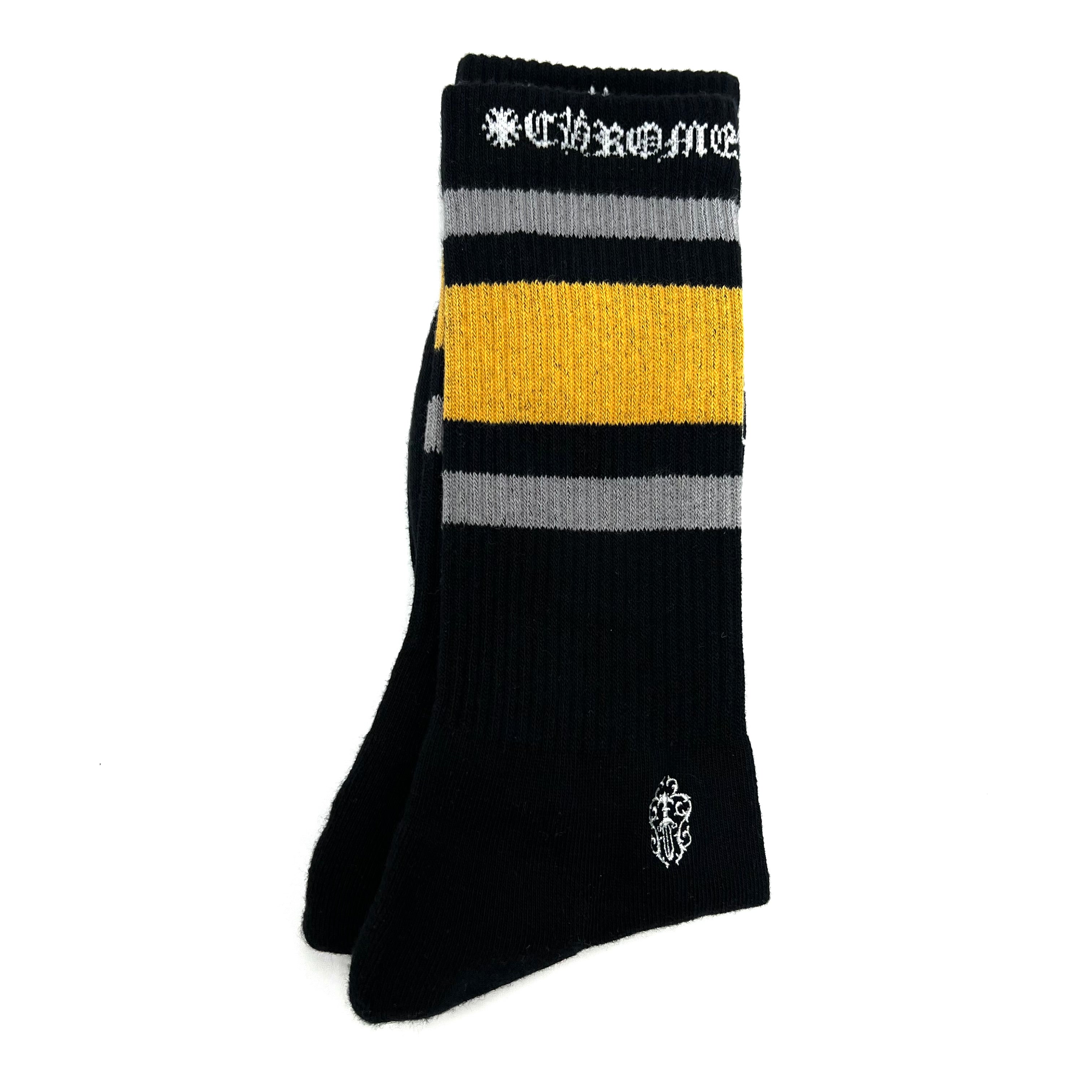 Stripe Socks Yellow/Grey/Black