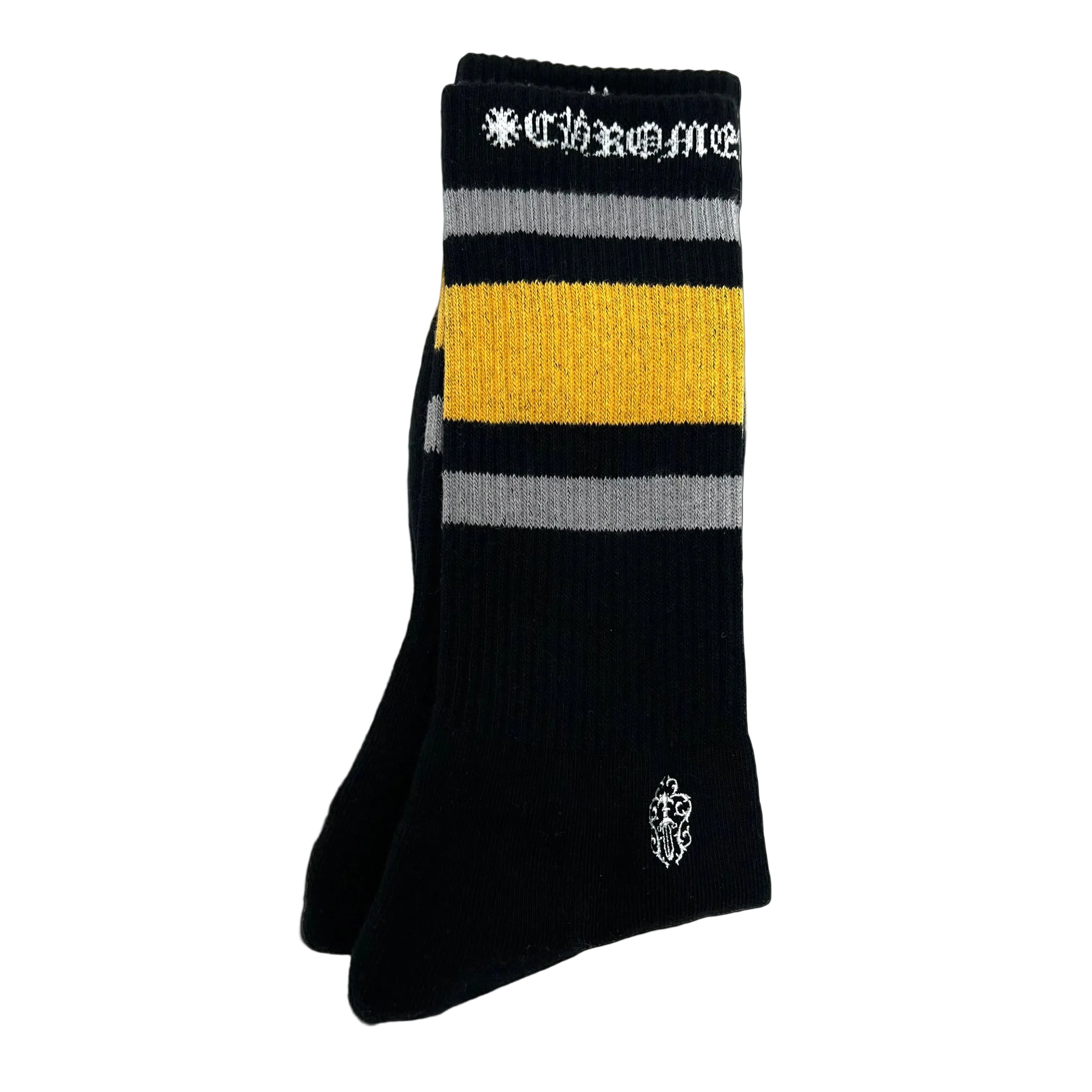 Stripe Socks Yellow/Grey/Black