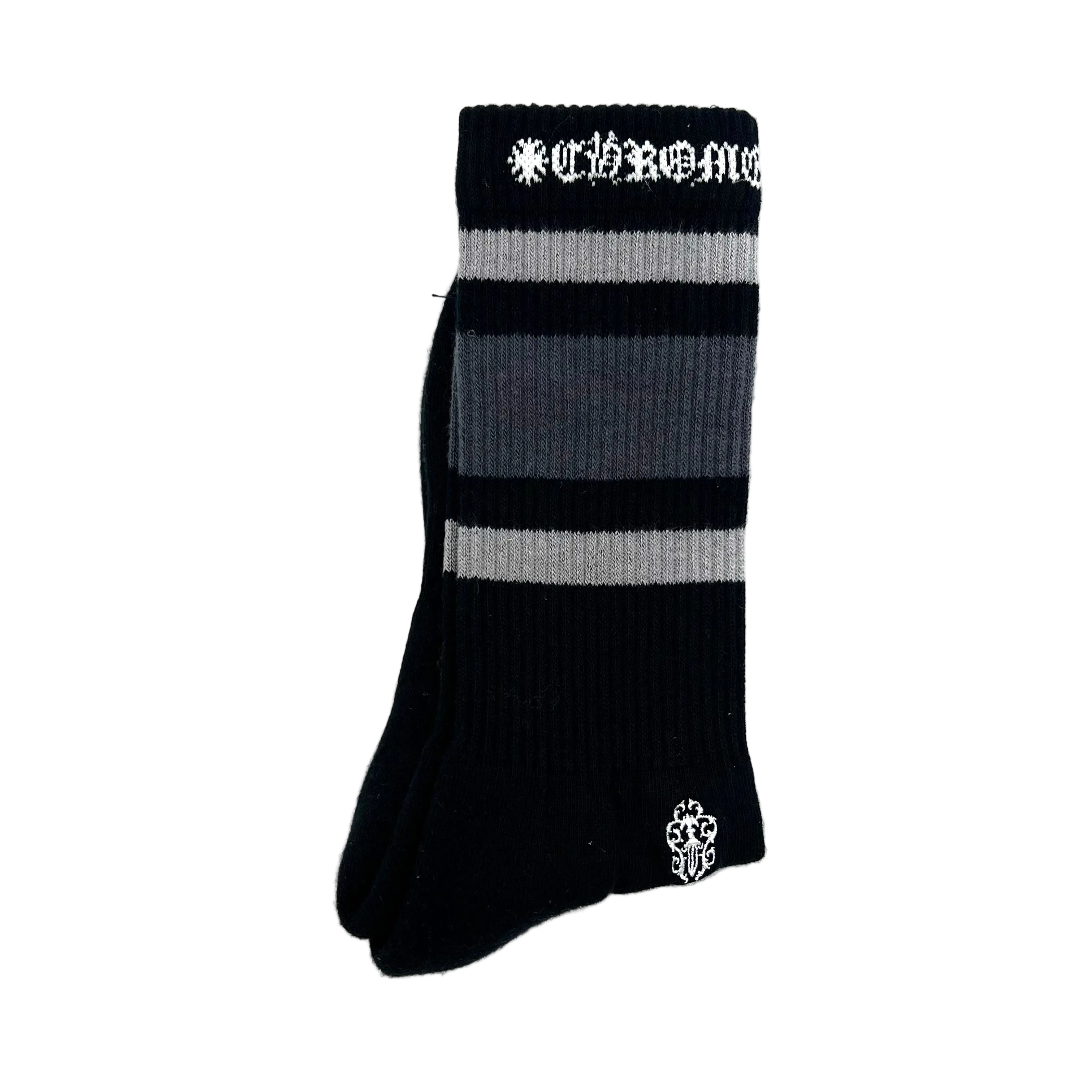 Stripe Socks Grey/Grey/Black