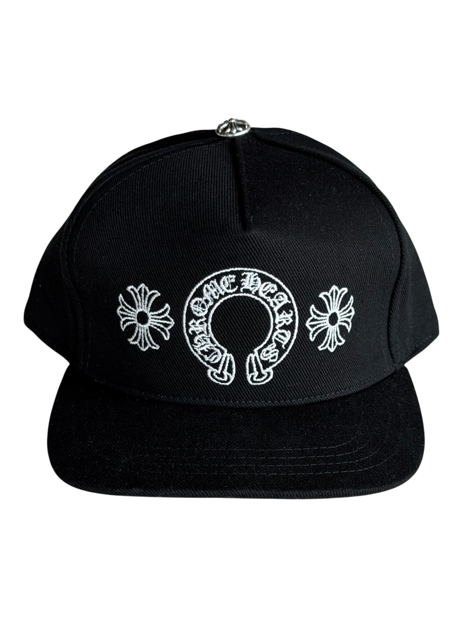 Horseshoe Denim Baseball Hat Black
