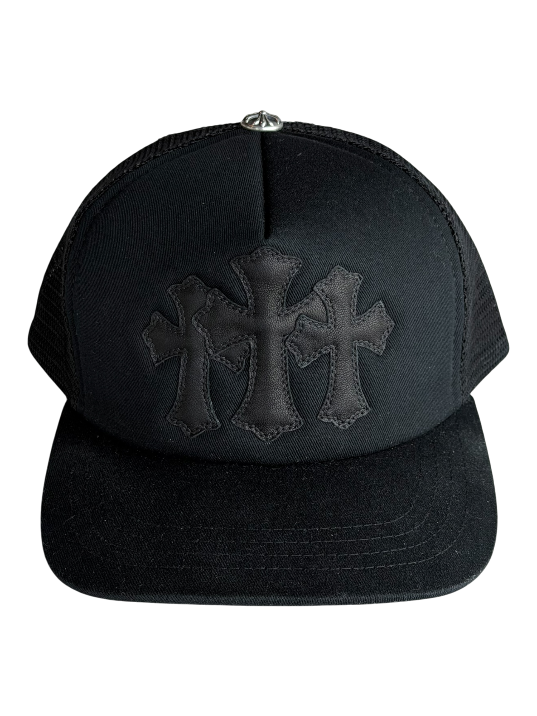 Triple Cross Cemetery Trucker Hat Black