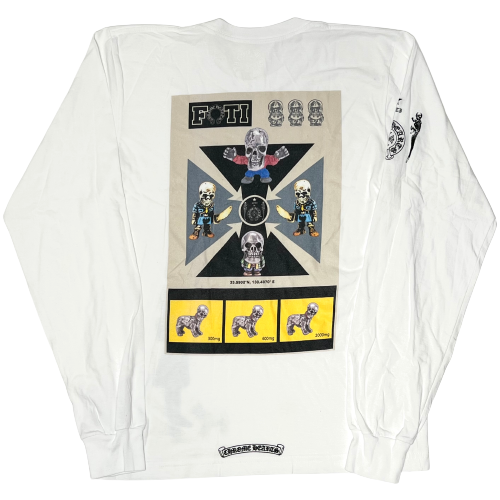 FOTI Skull Coordinates L/S T-Shirt White/Multi