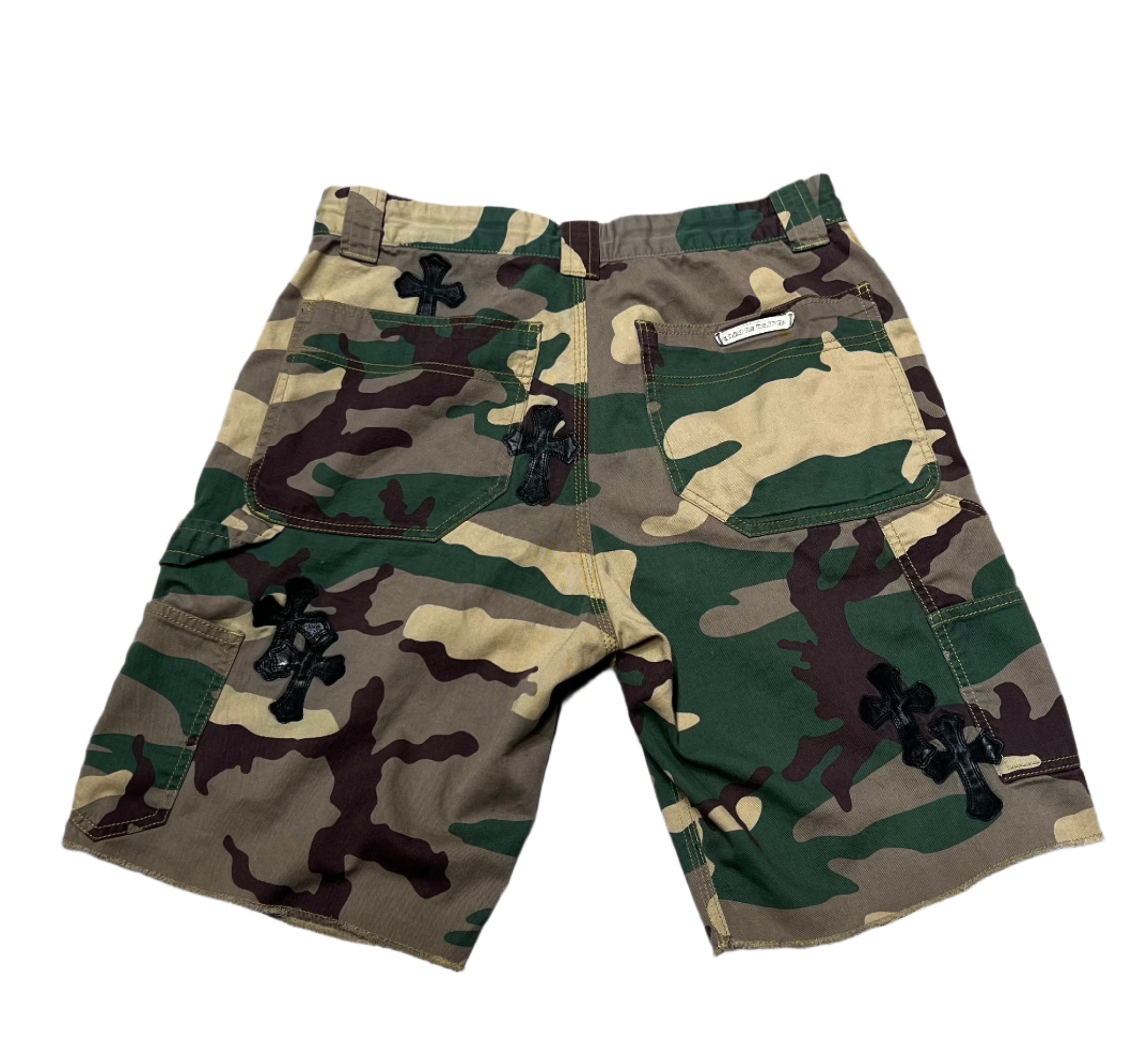 Camouflage Sex Records Cross Patch Carpenter Shorts