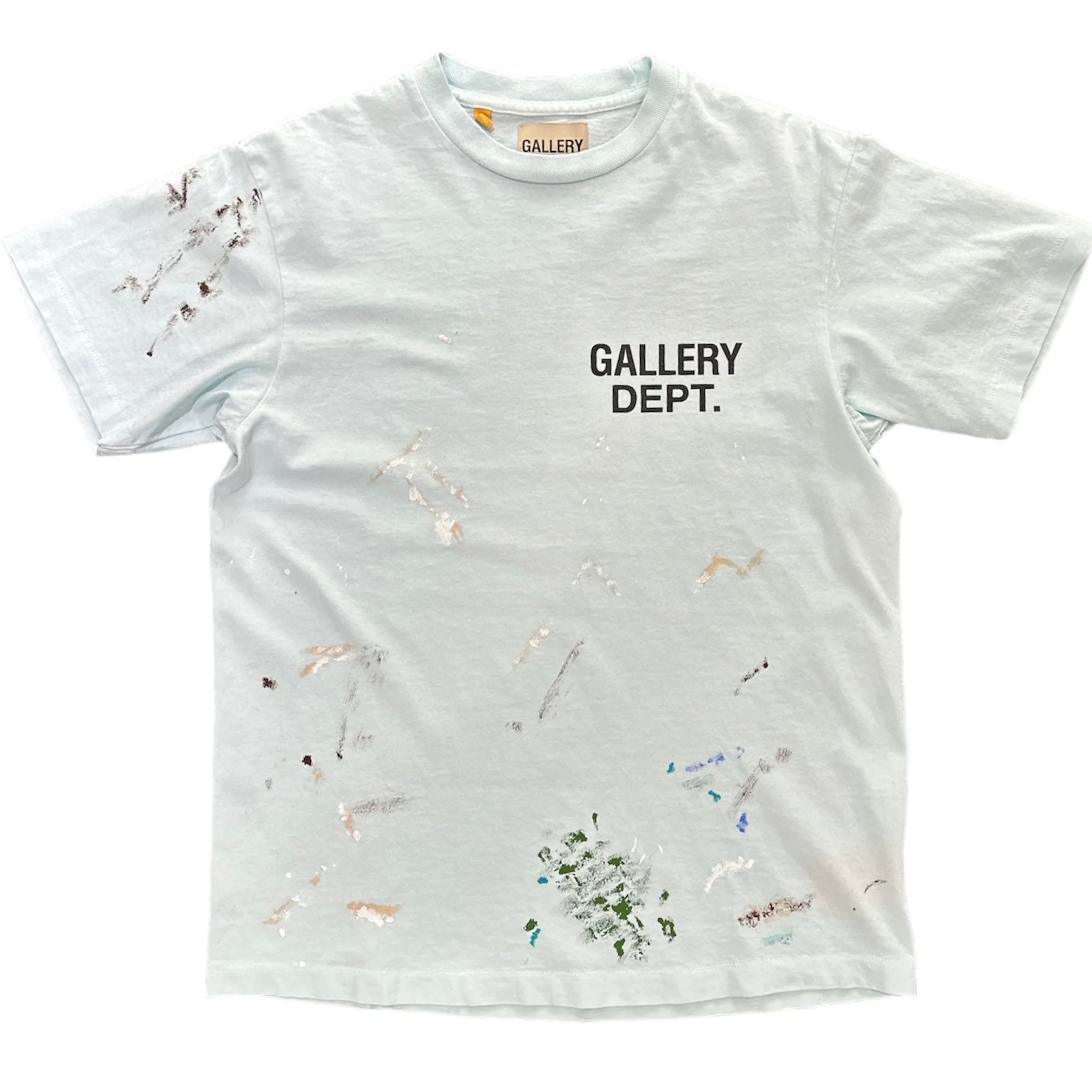 Painted Souvenir Tee Baby Blue