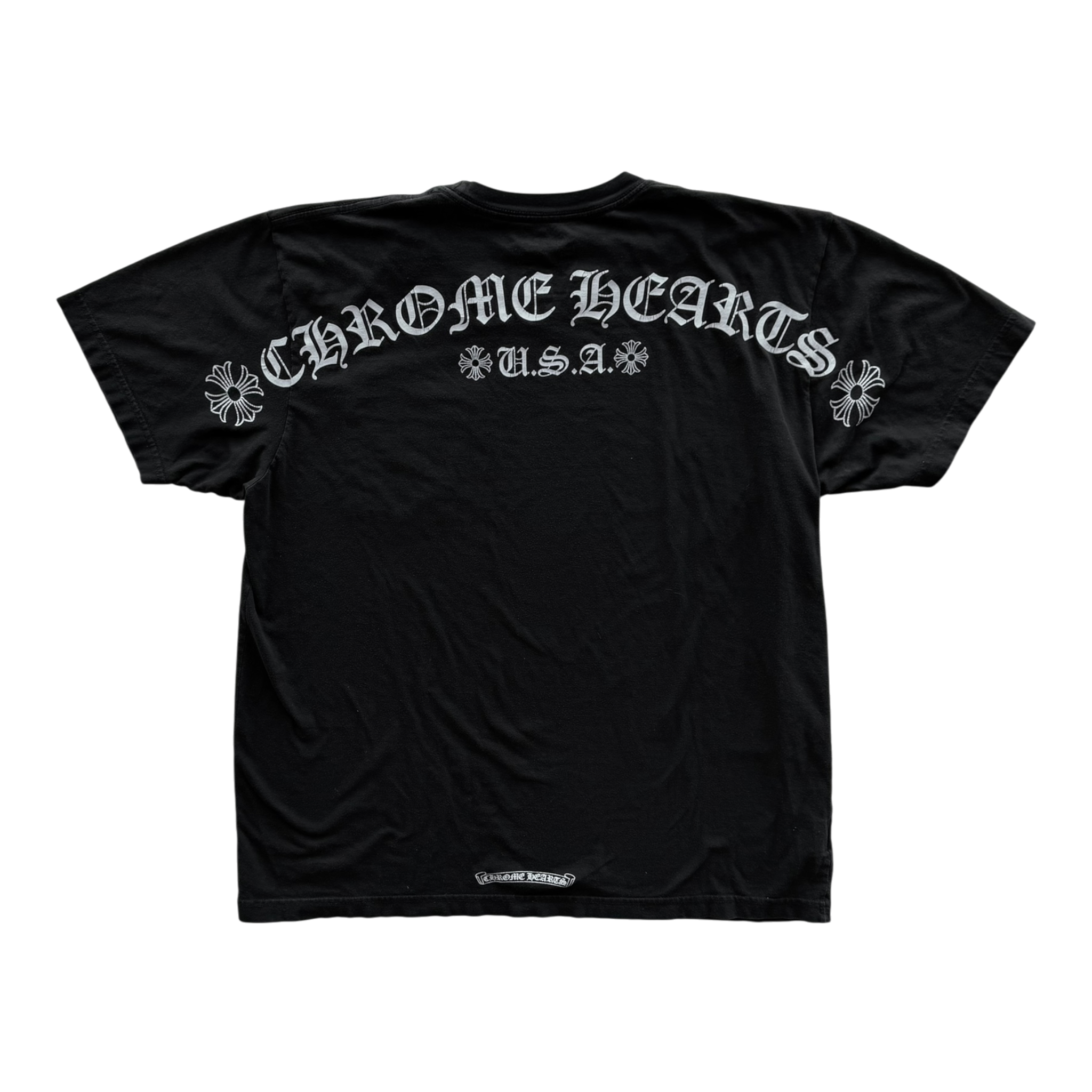 Shoulder Logo Tee Black