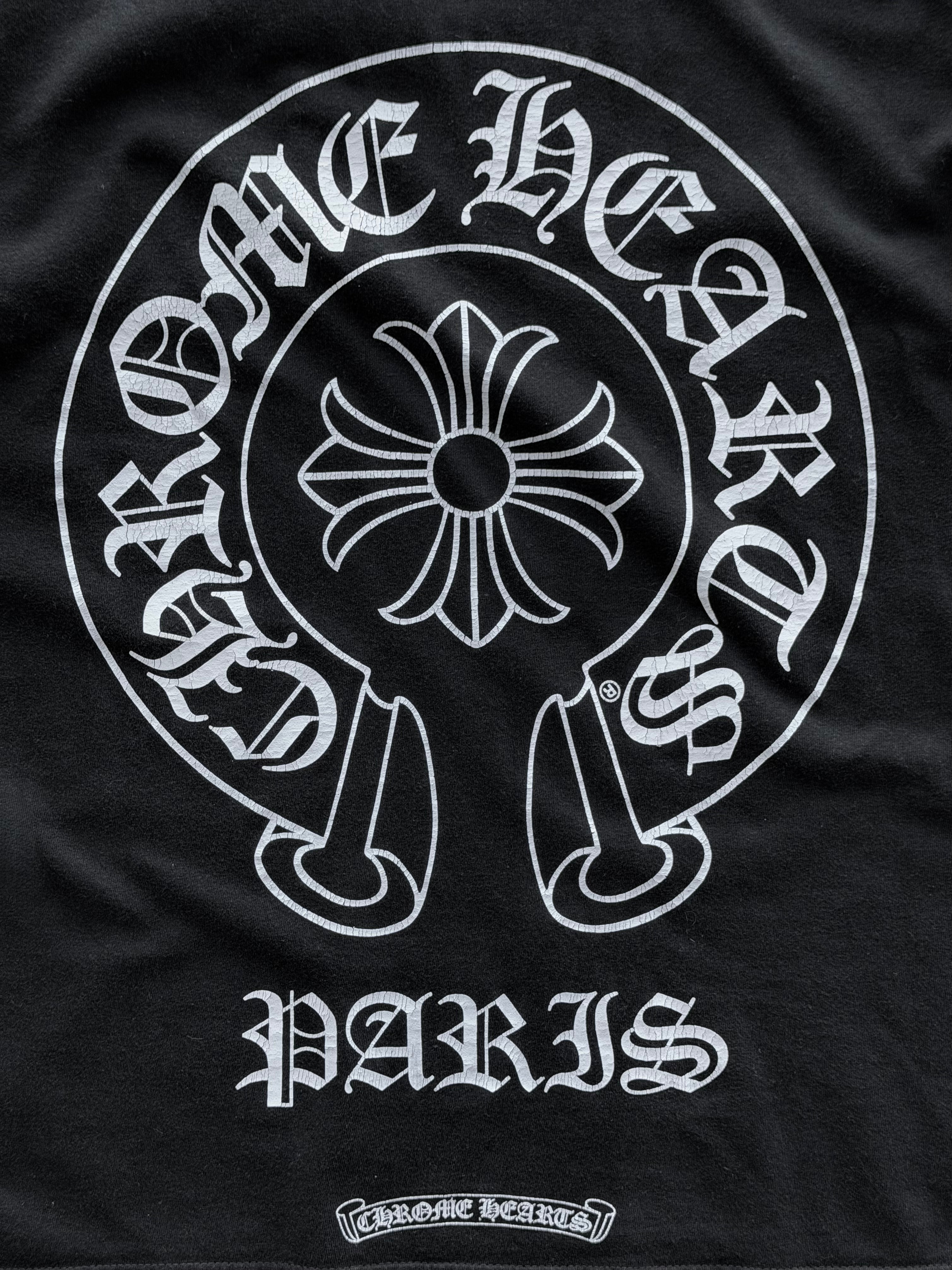 Paris Exclusive Horseshoe Tee Black