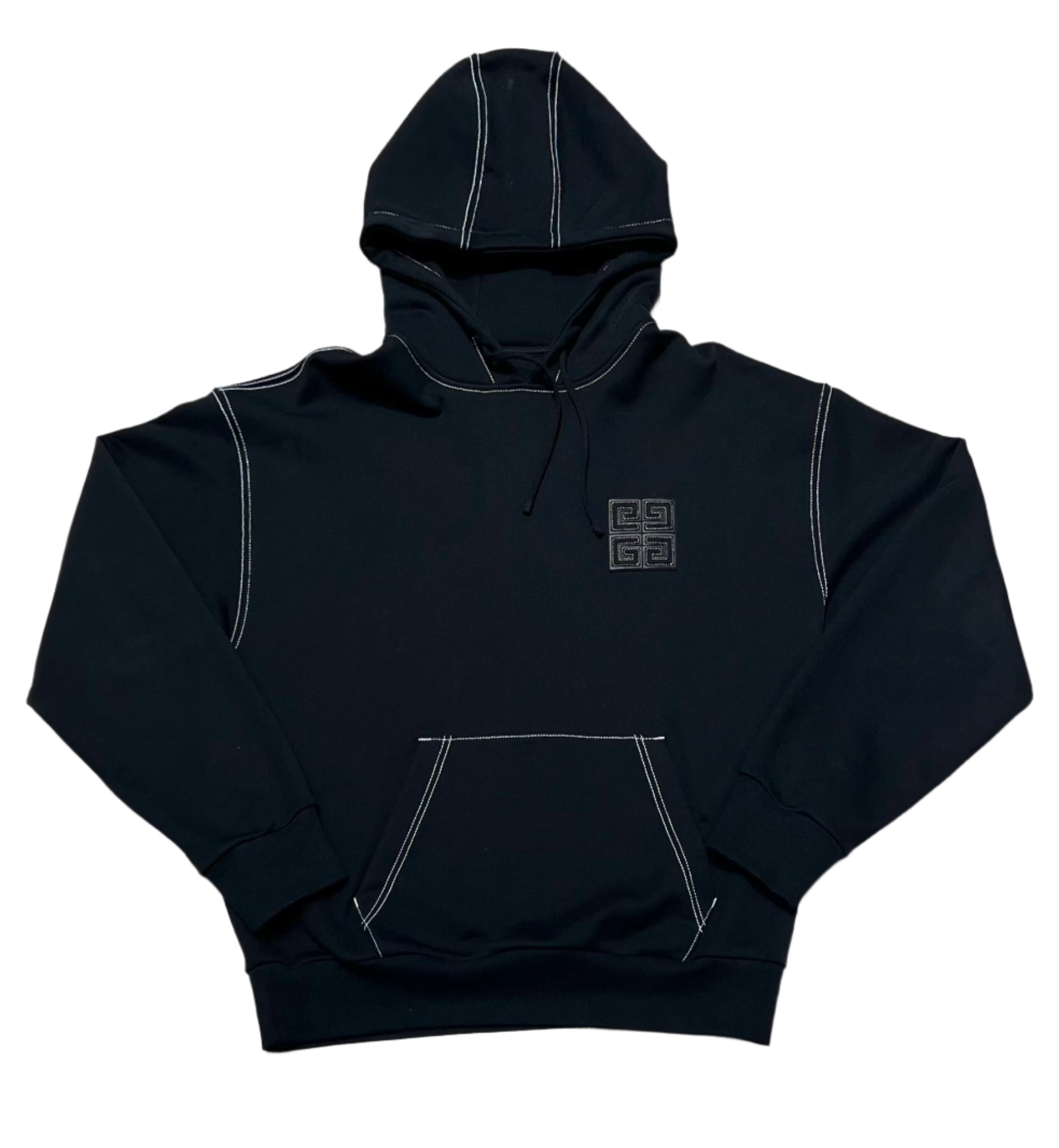 Boxy Fit 4G Embroidered Hoodie
