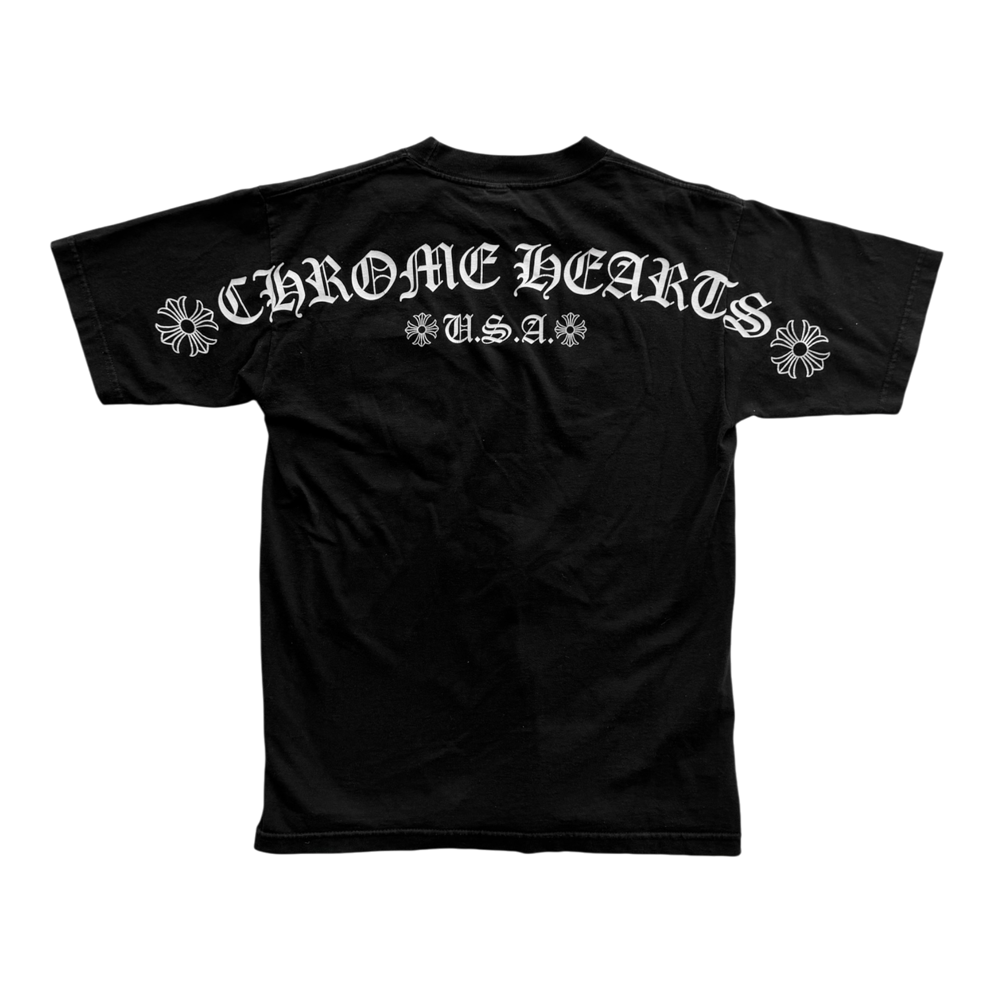 Vintage Shoulder Logo Tee Black