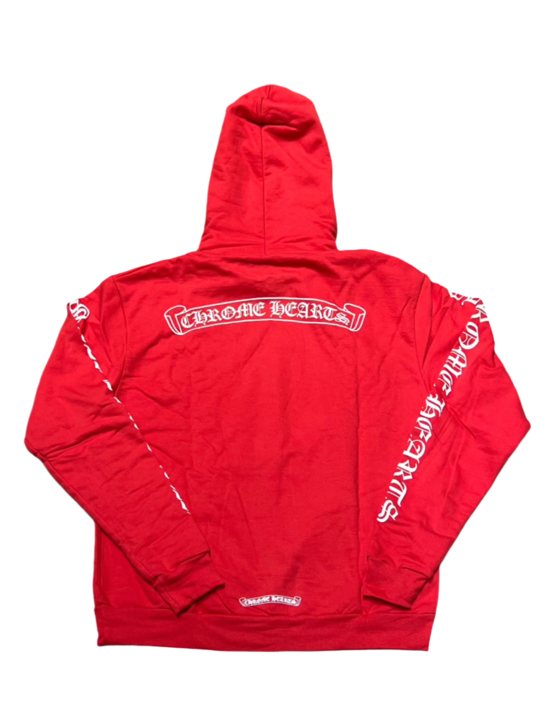 Chrome Hearts Red Hoodie Red/White