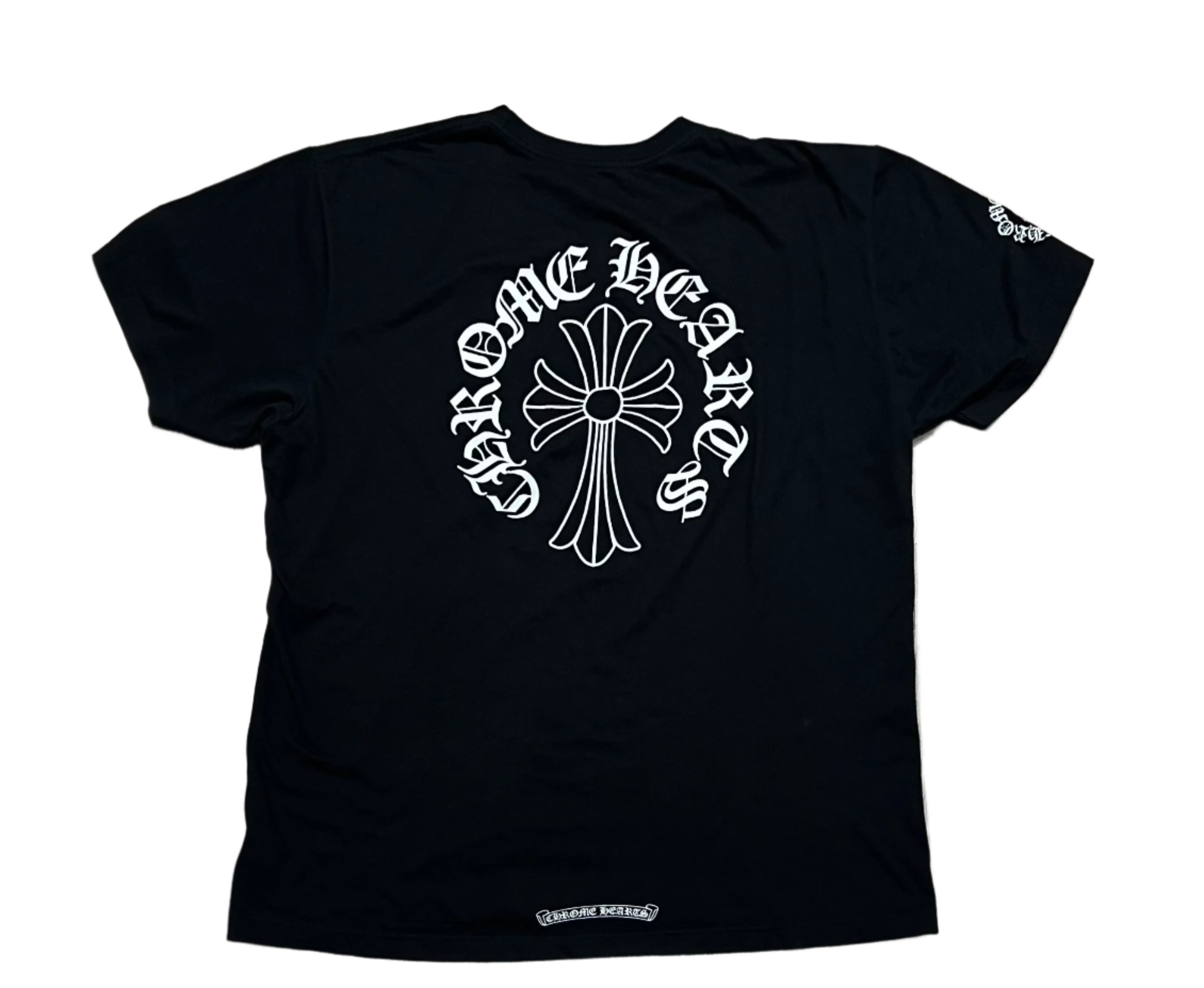 Black & White Neck Logo T-Shirt