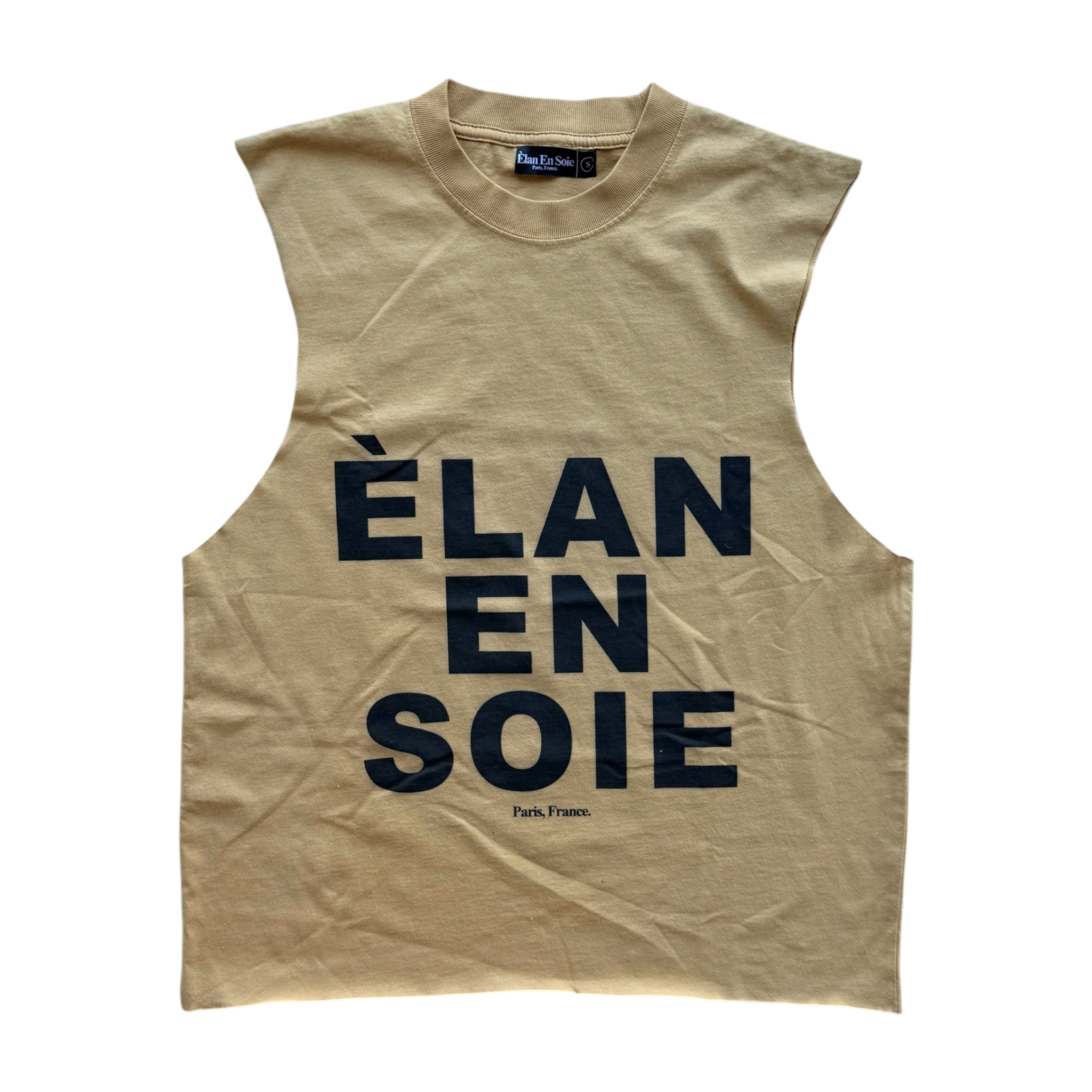 Logo Cut Off Tee Yellow