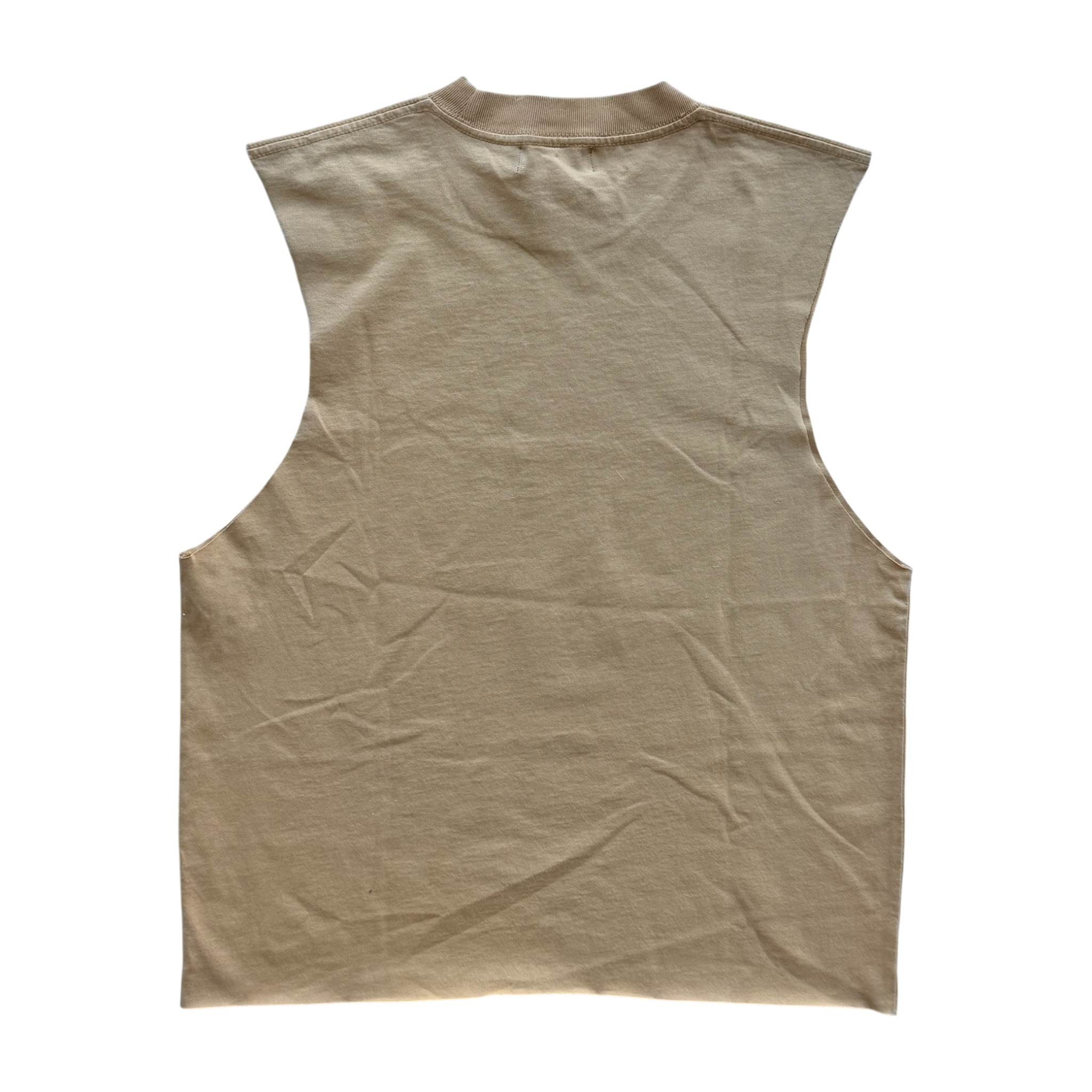 Logo Cut Off Tee Yellow
