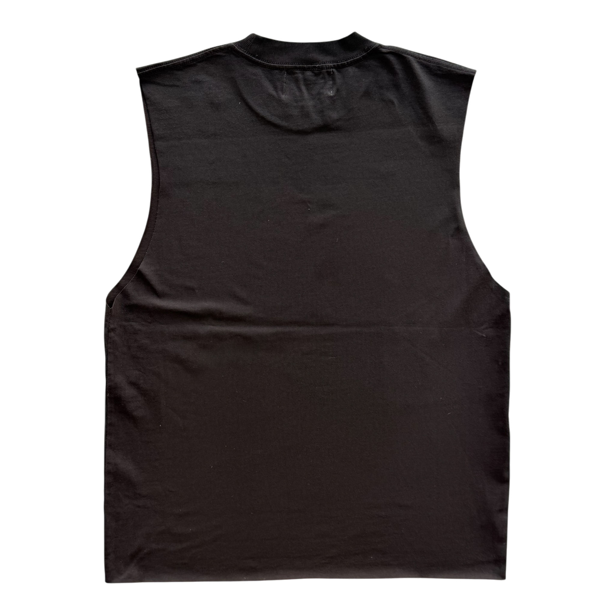 Model Cut Off Tee Brown