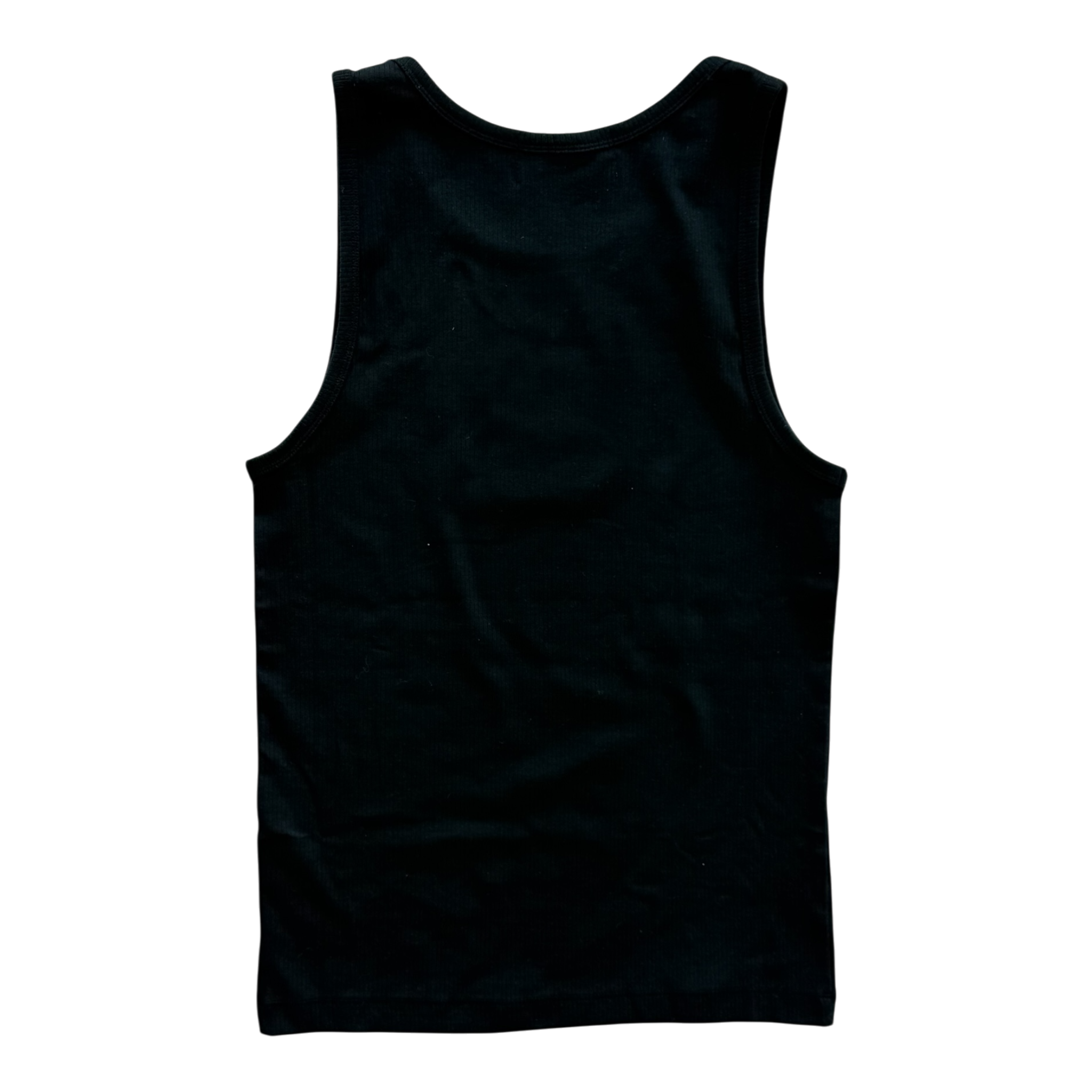 White Patch Black Tank