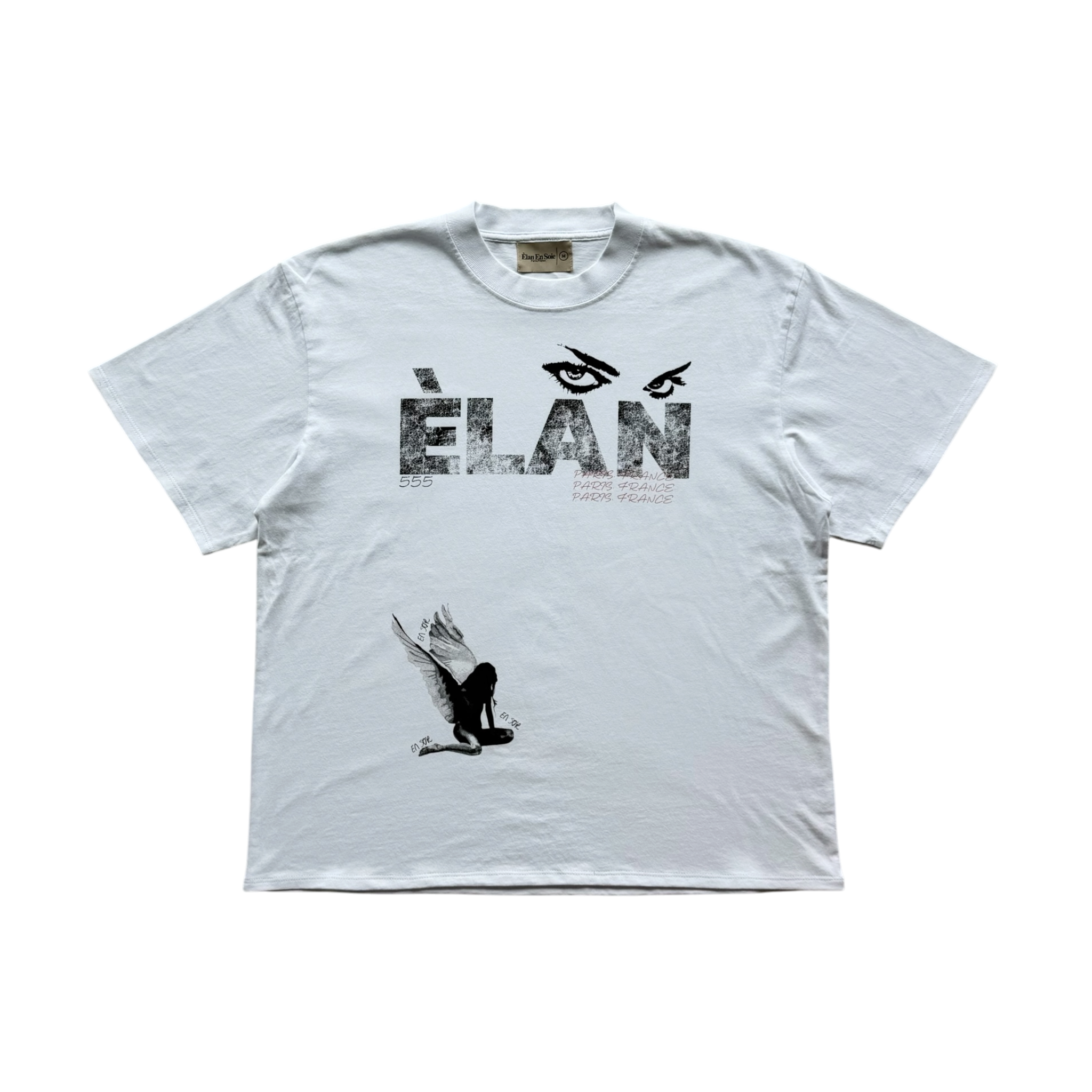 Angel Eyes White Tee