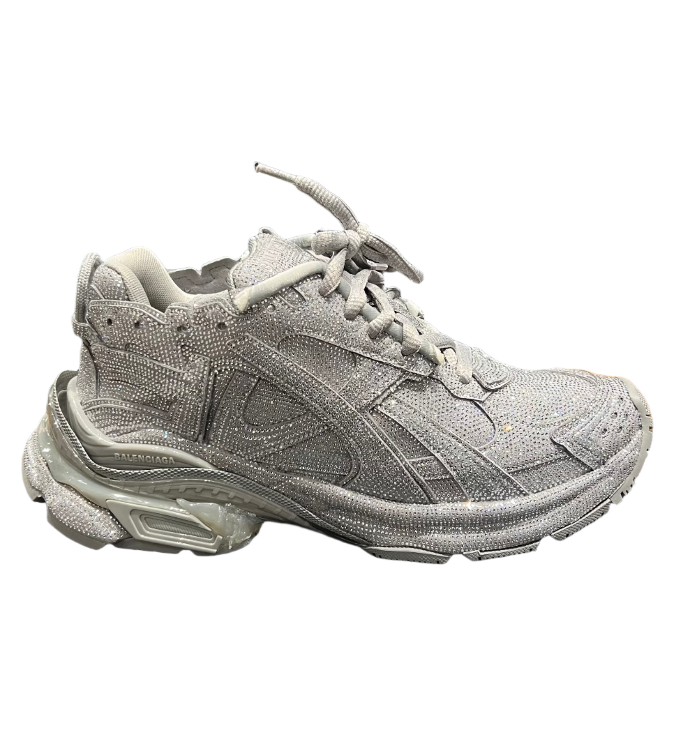 Runner Sneakers with Rhinestones