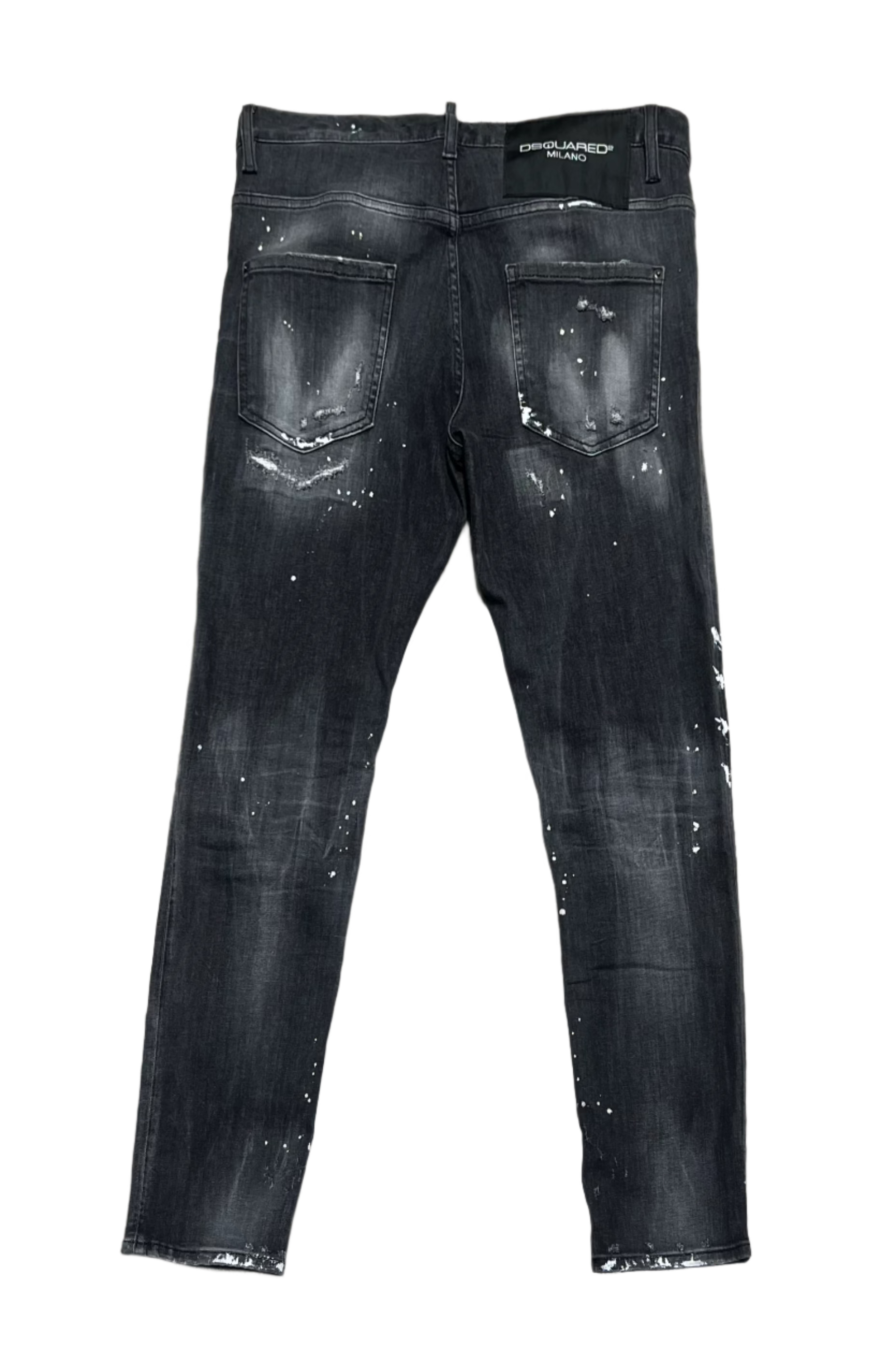 Black Distressed Jeans