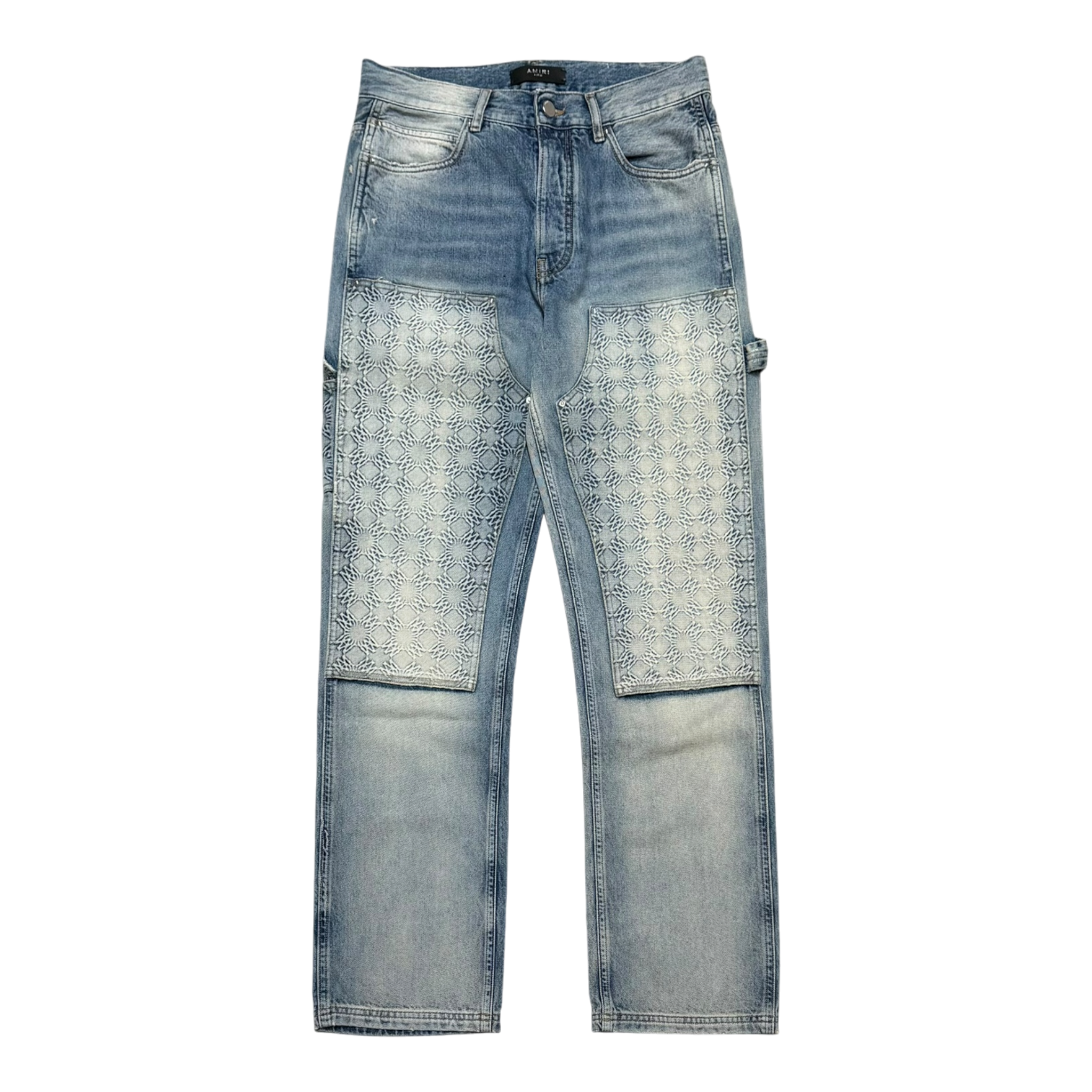 Antique Indigo MA Quad Debossed Carpenter Jeans