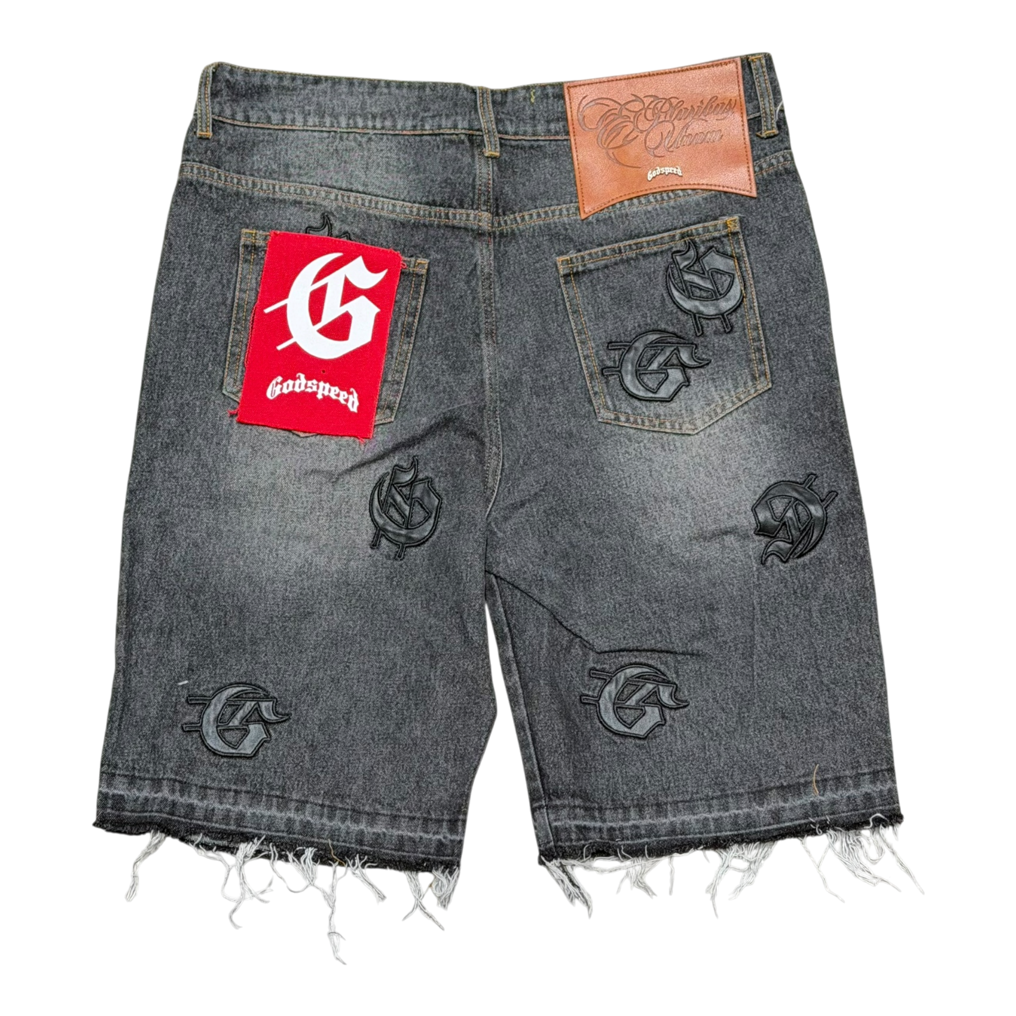 Infinity Denim Shorts Black