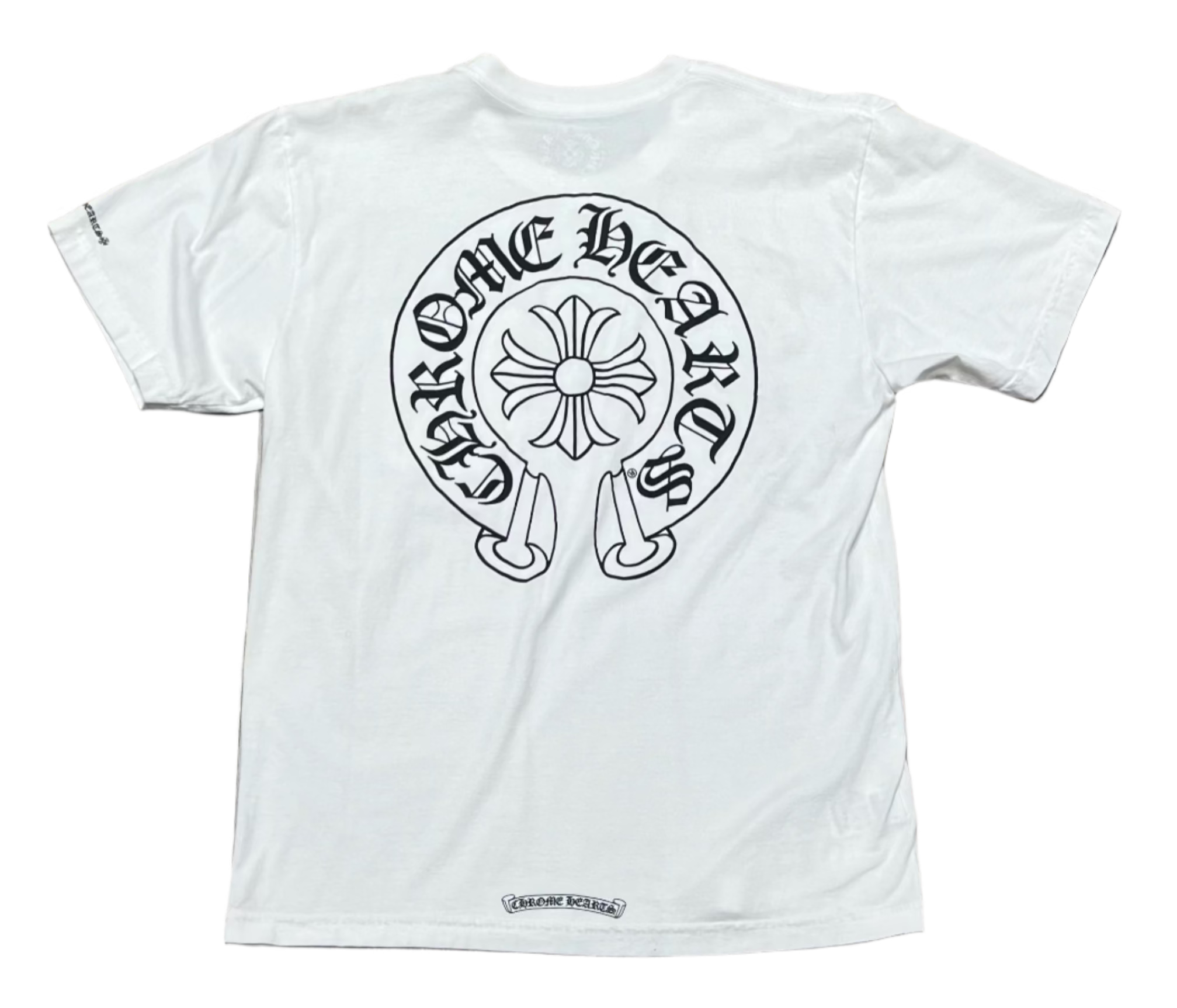 Horseshoe Logo Tee White/Black