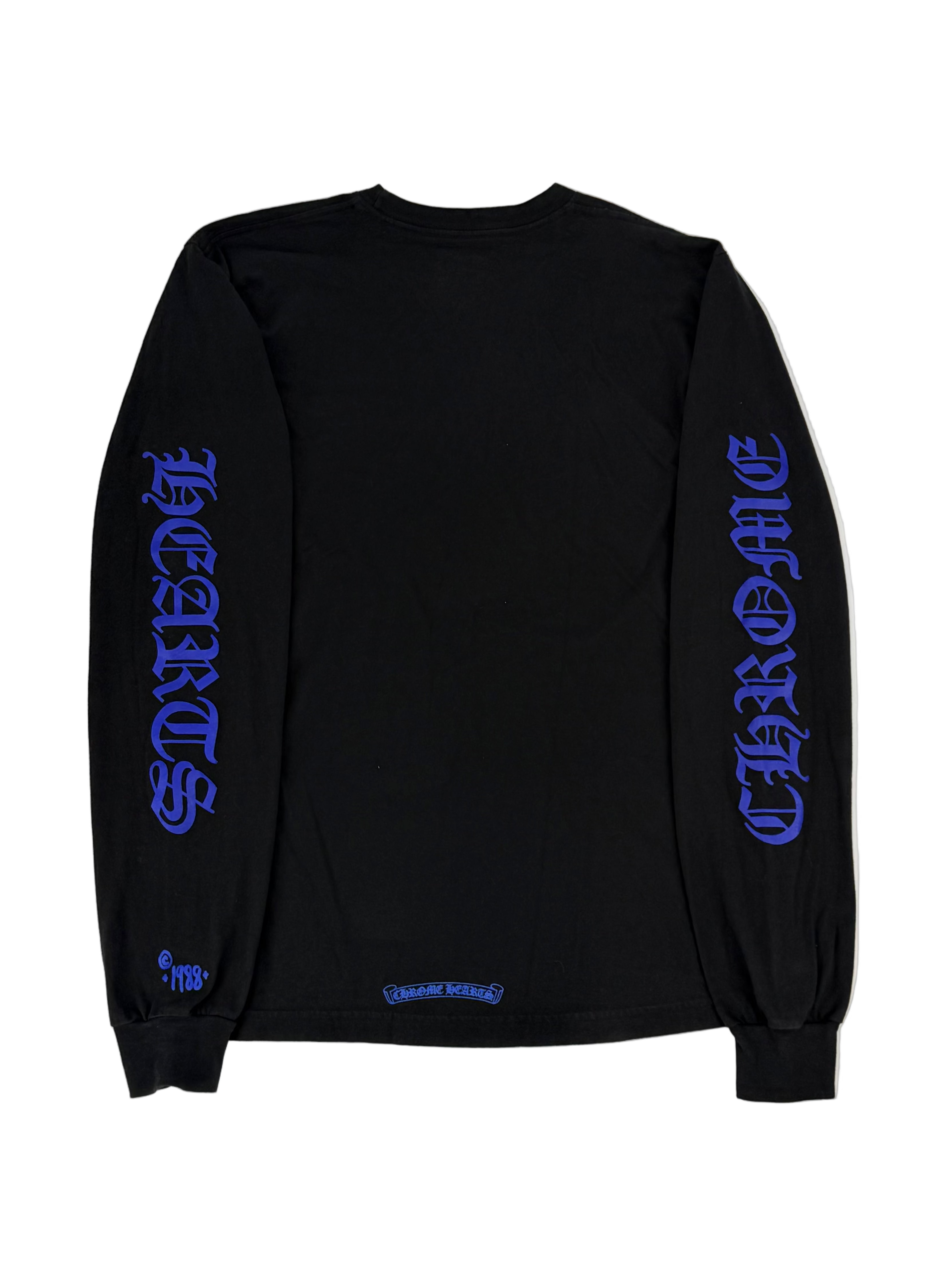 1988 Blue Neck Logo L/S Tee