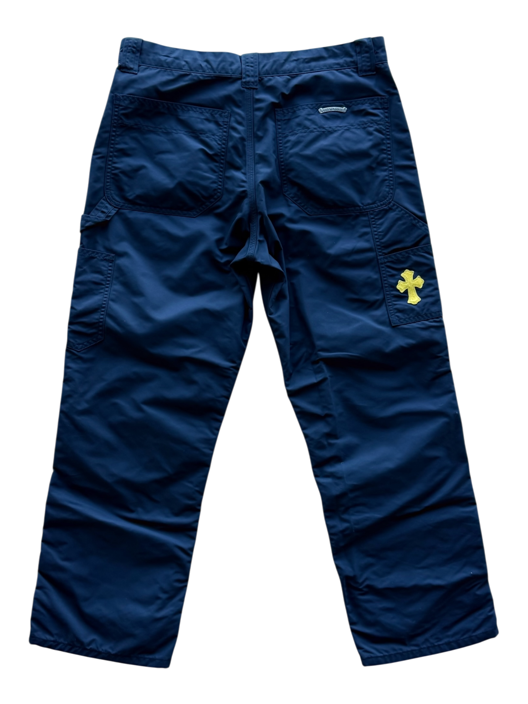 Nylon and Leather Double Knee Carpenter Pants