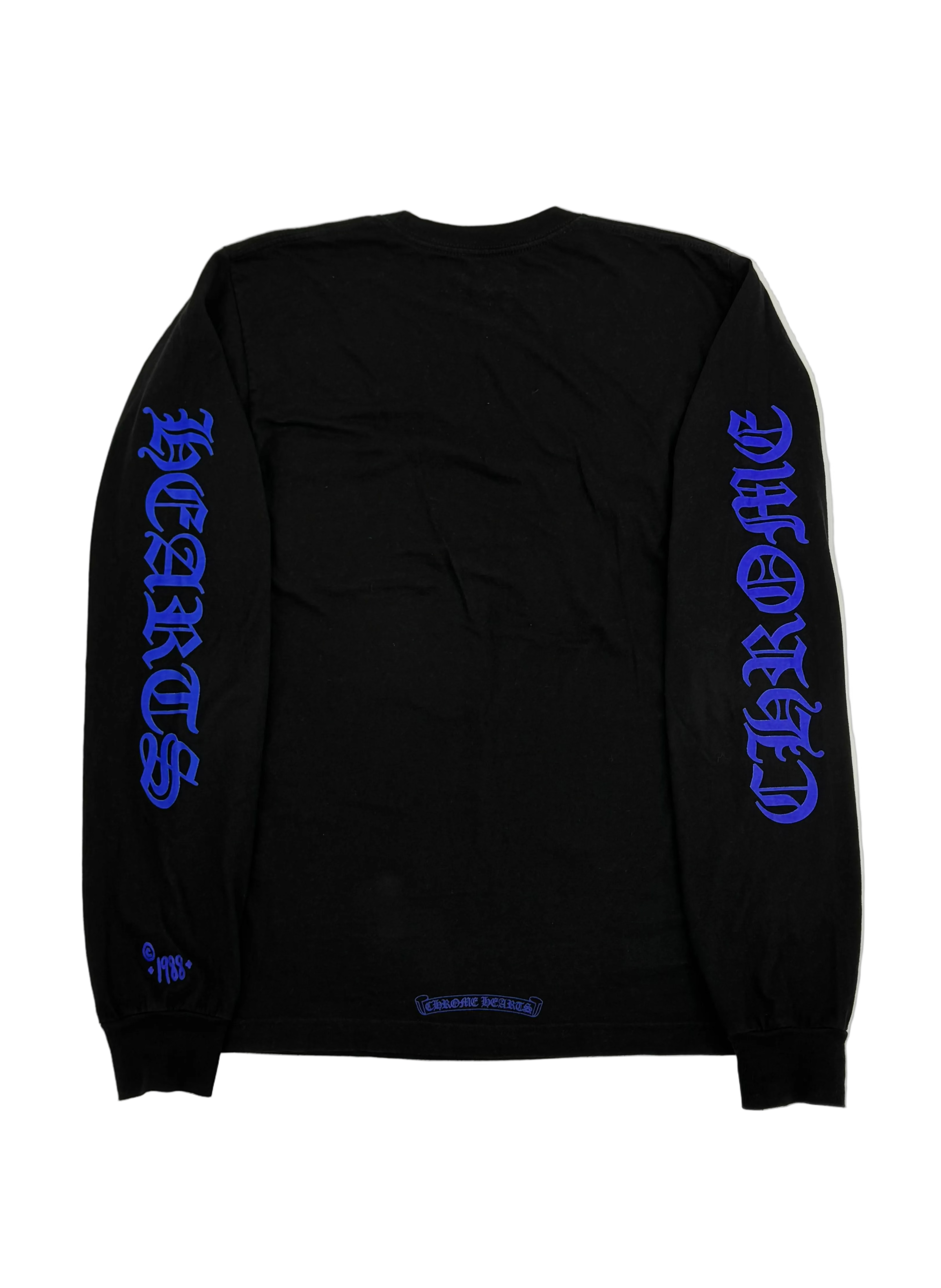 1988 Blue Neck Logo L/S Tee