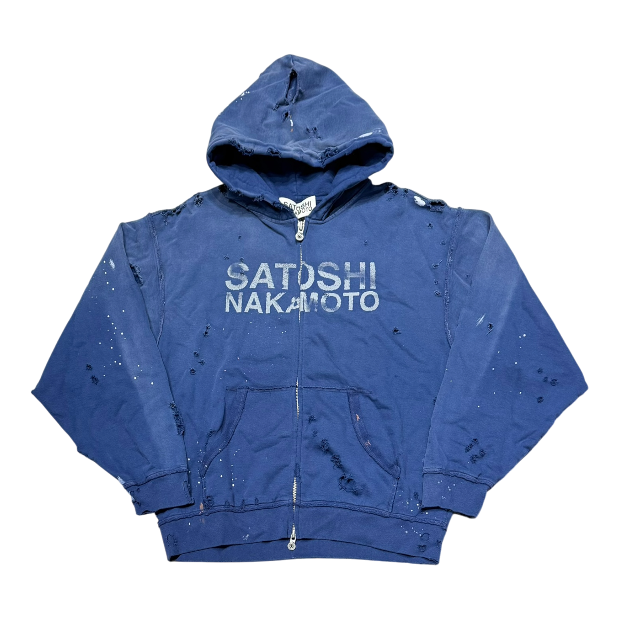 Luke Fleece Hoodie Blue