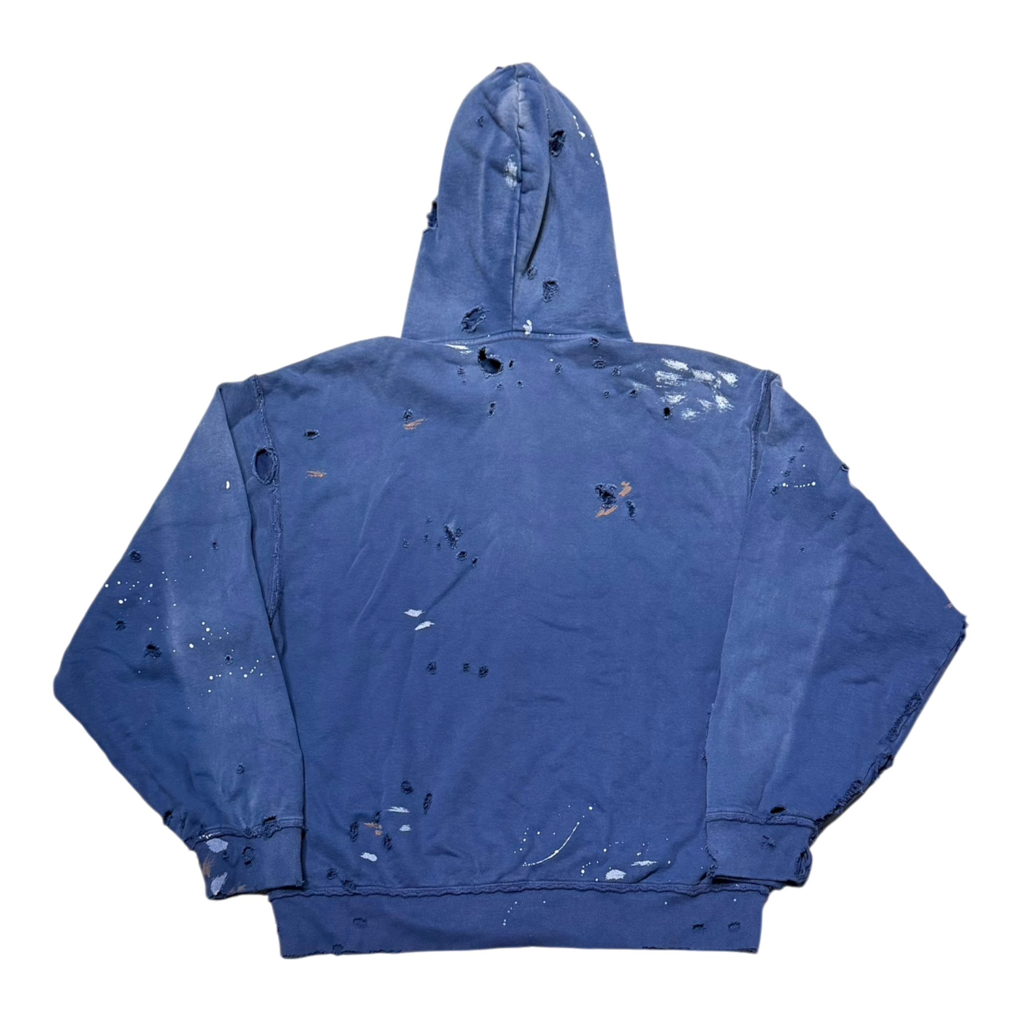 Luke Fleece Hoodie Blue