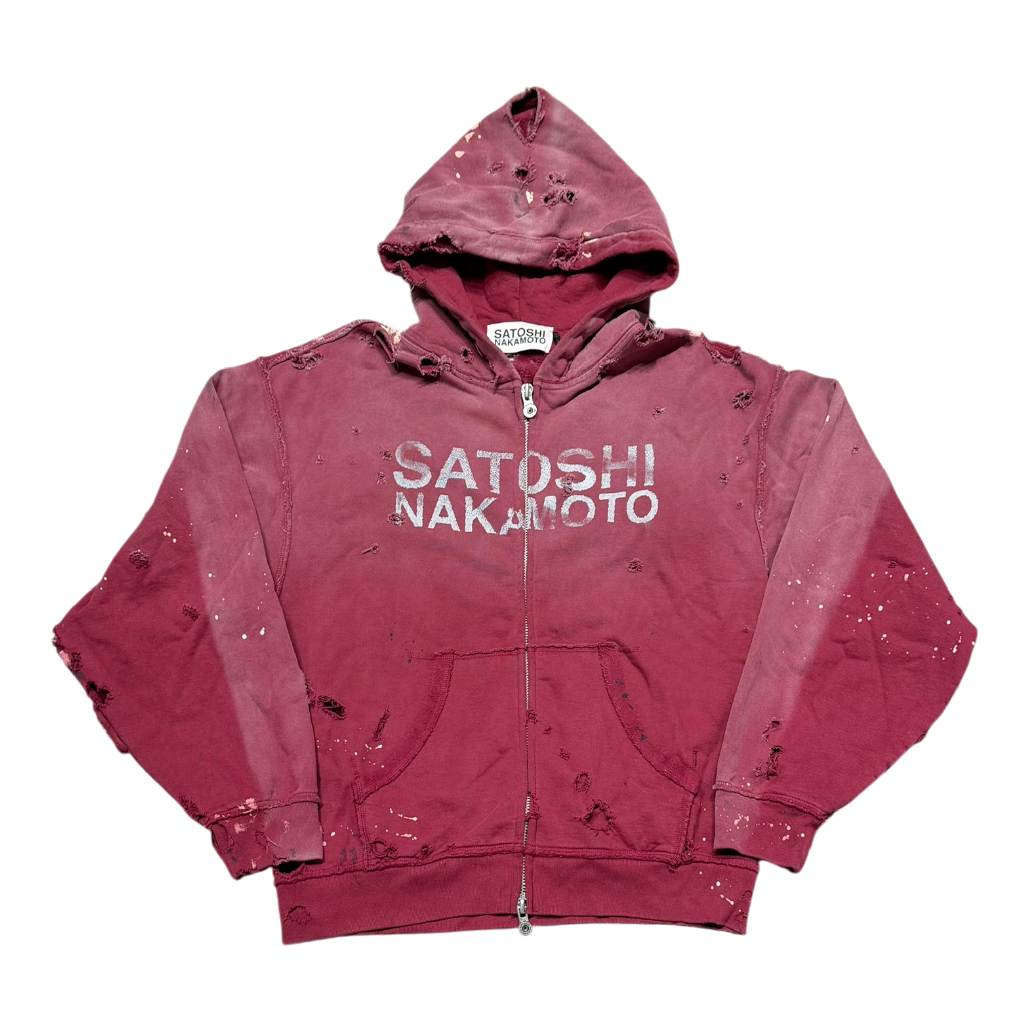 Luke Fleece Hoodie Red