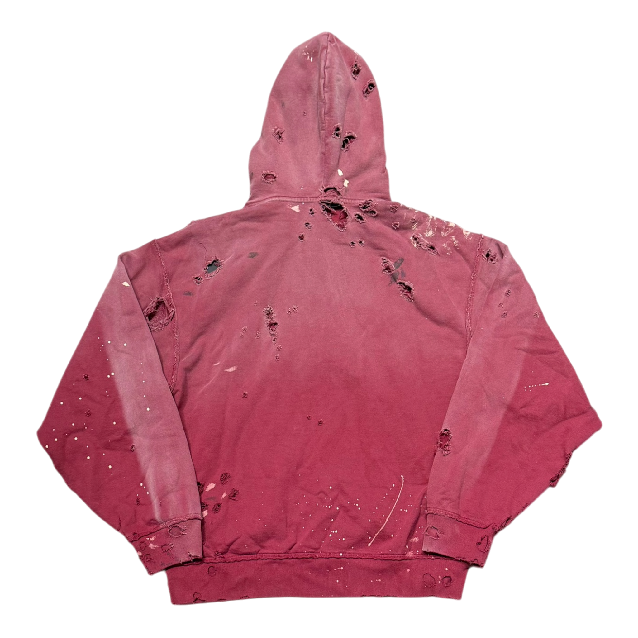 Luke Fleece Hoodie Red