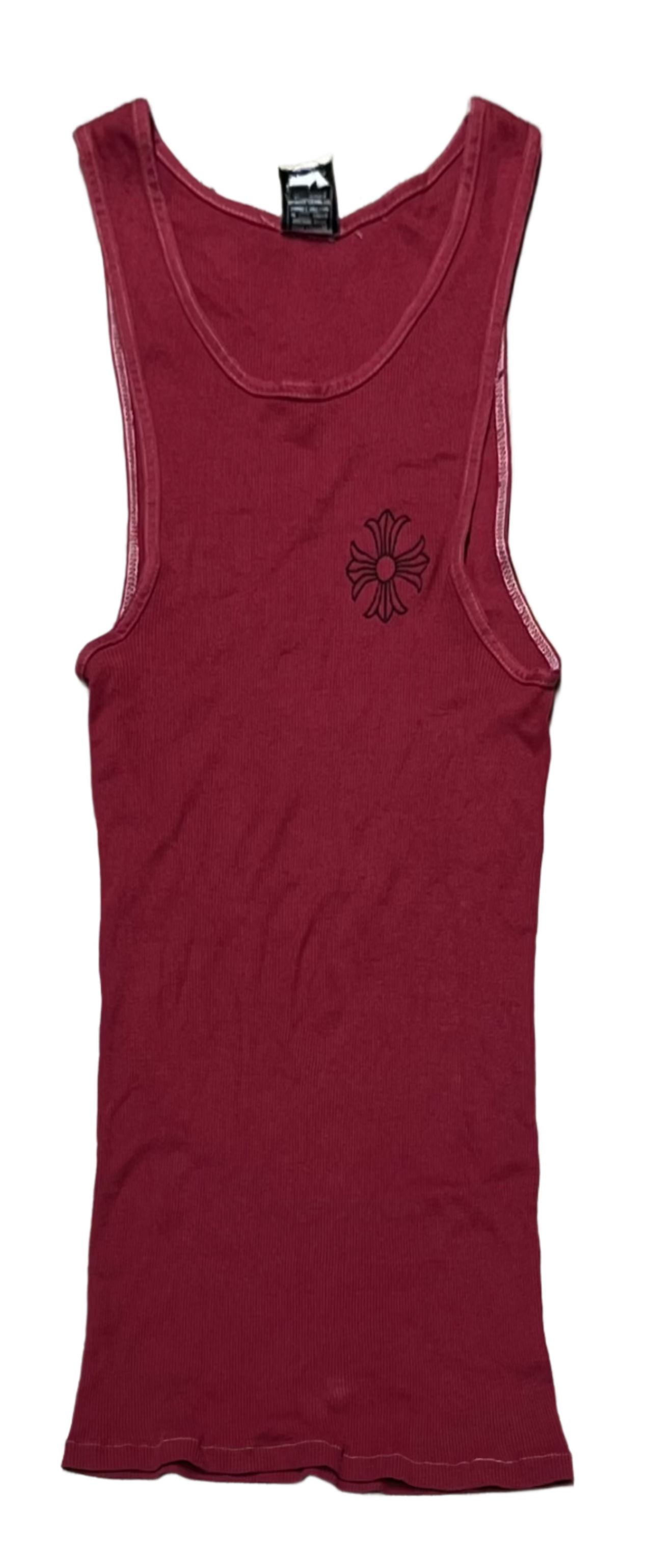 Chrome Hearts Malibu Burgundy Tank Top