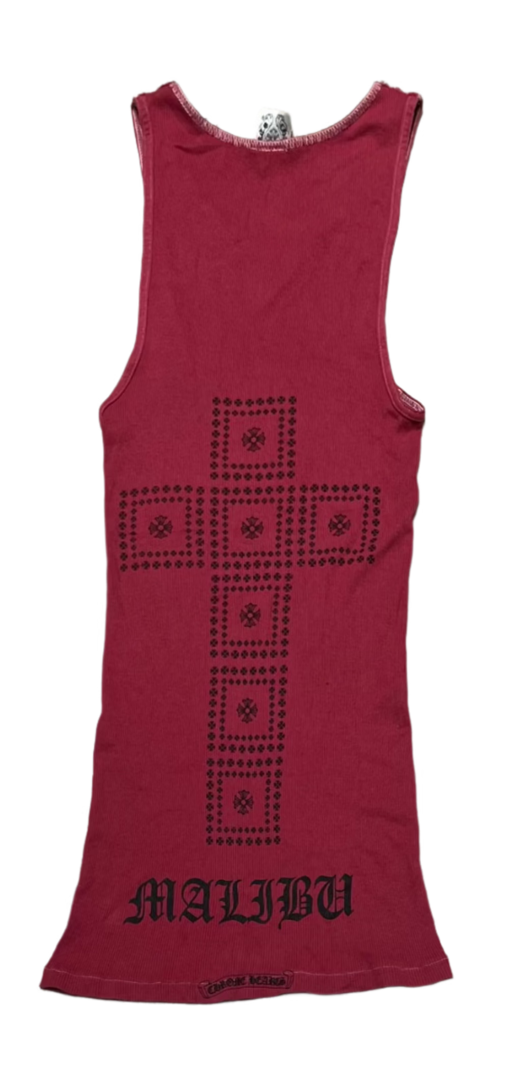 Chrome Hearts Malibu Burgundy Tank Top